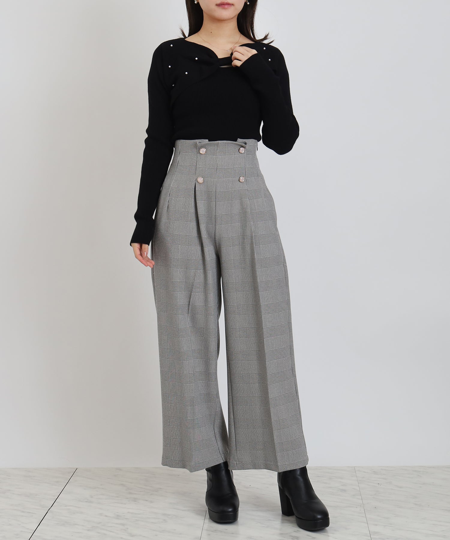 ブラック model:156cm 着用サイズ:M