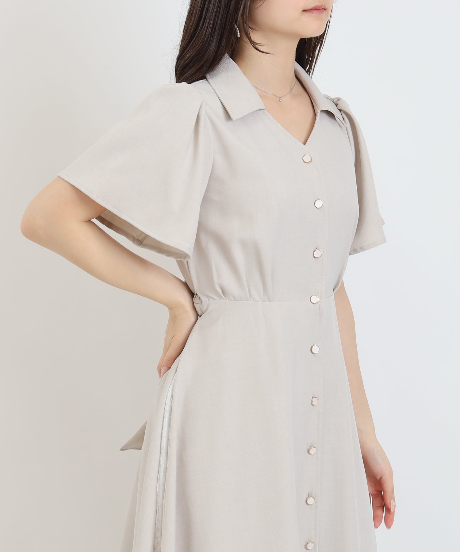 グレージュ model:160 着用サイズ:M