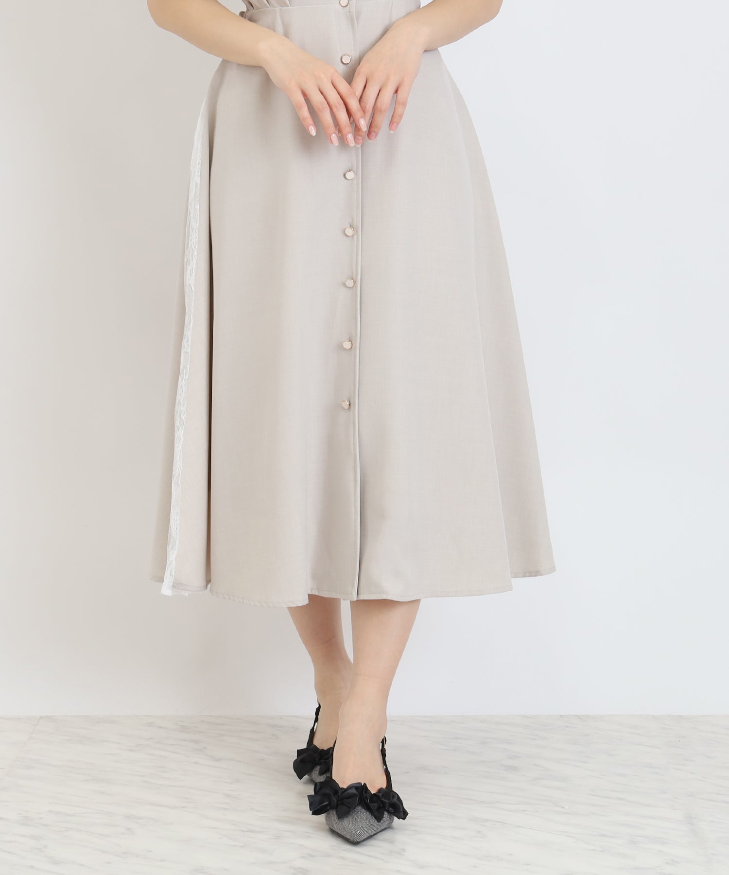 グレージュ model:160 着用サイズ:M