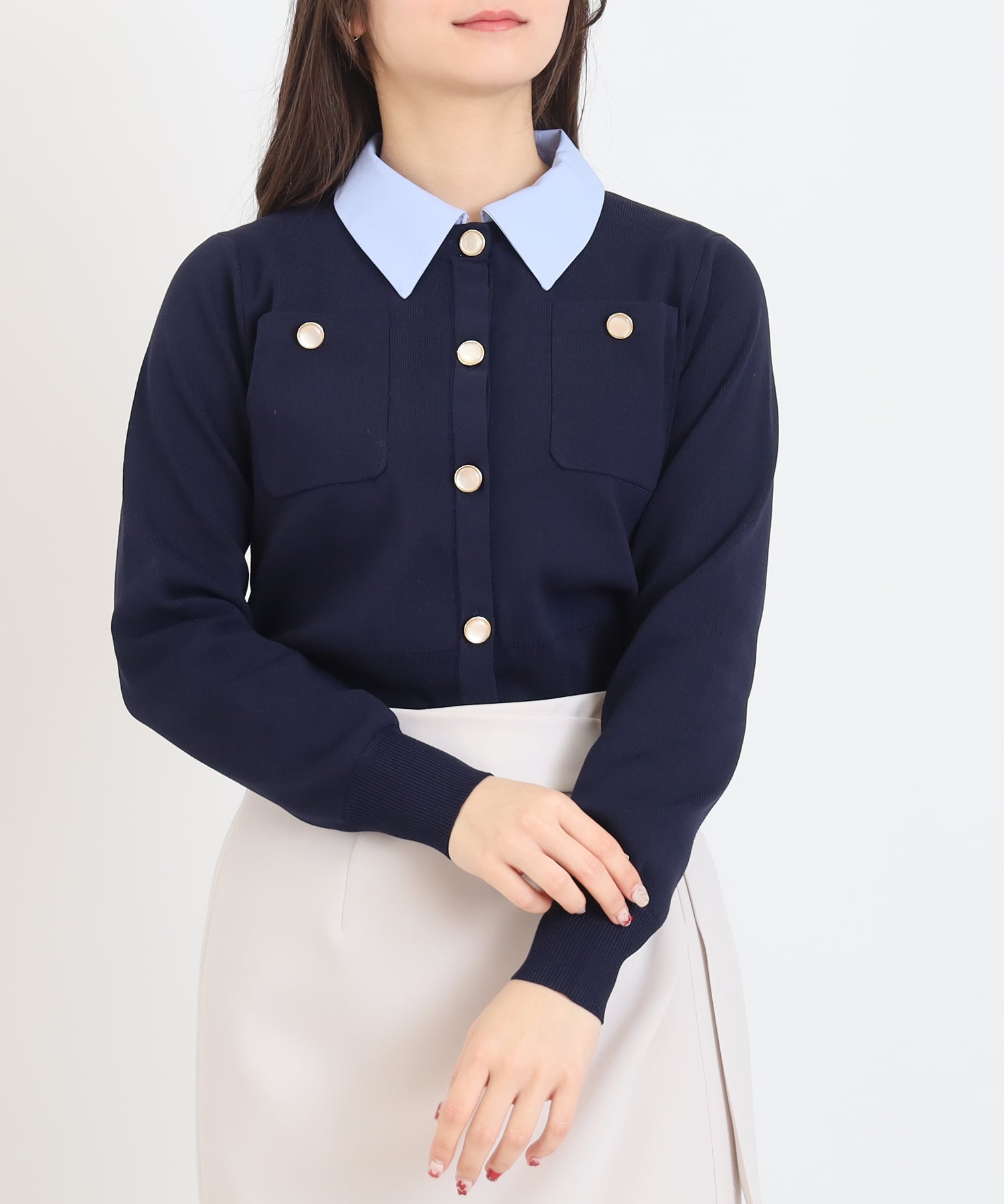 ネイビー model:160 着用サイズ:M