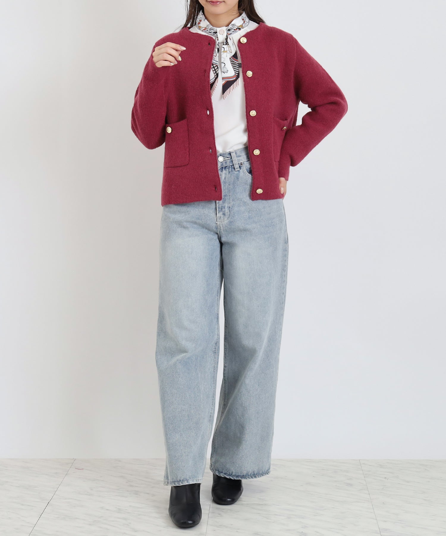 レッド model:160cm 着用サイズ:M