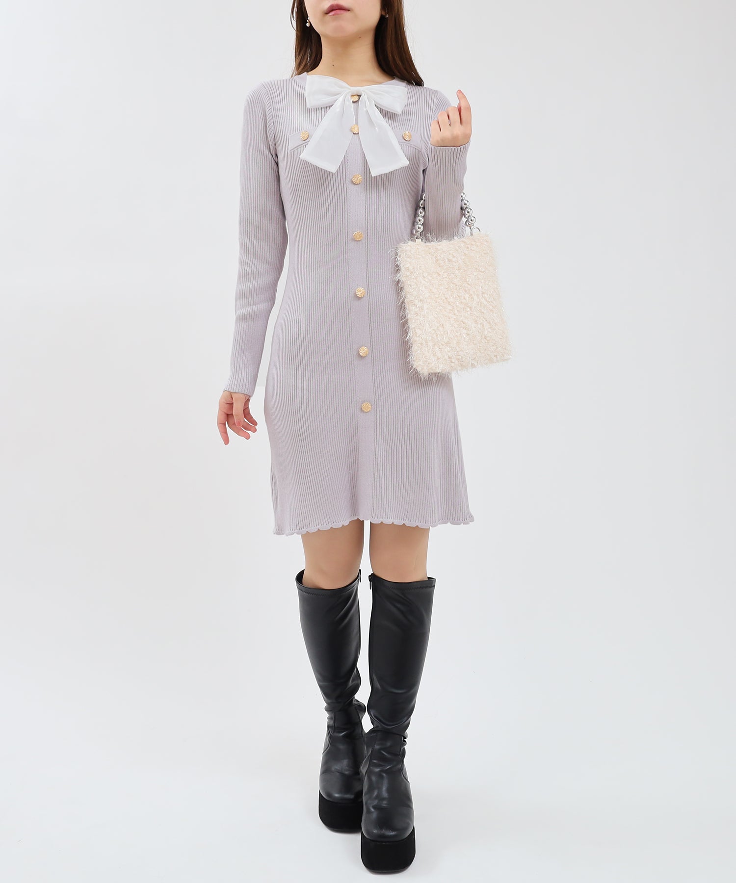 ラベンダー model:155㎝ 着用サイズ:M