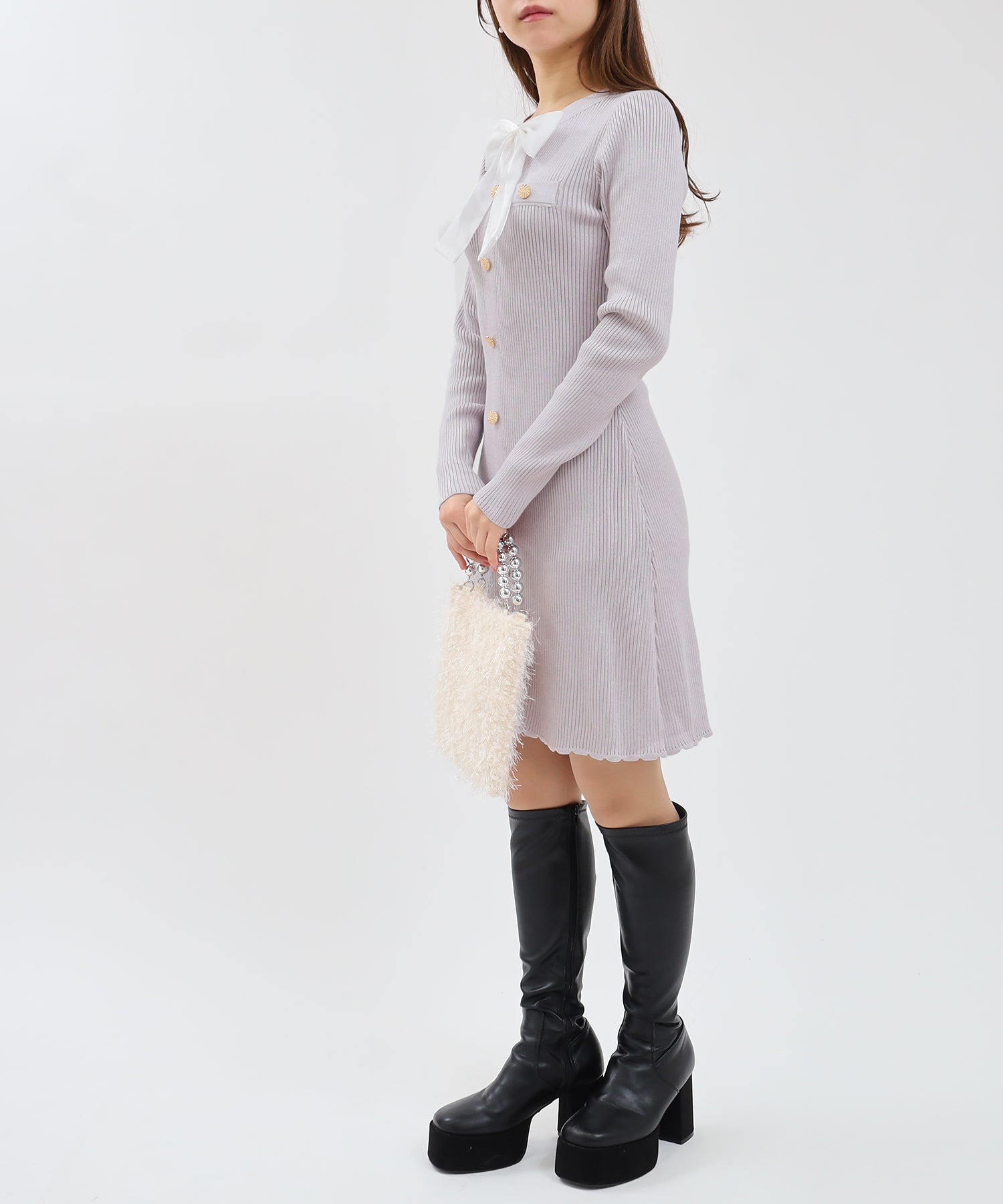 ラベンダー model:155㎝ 着用サイズ:M