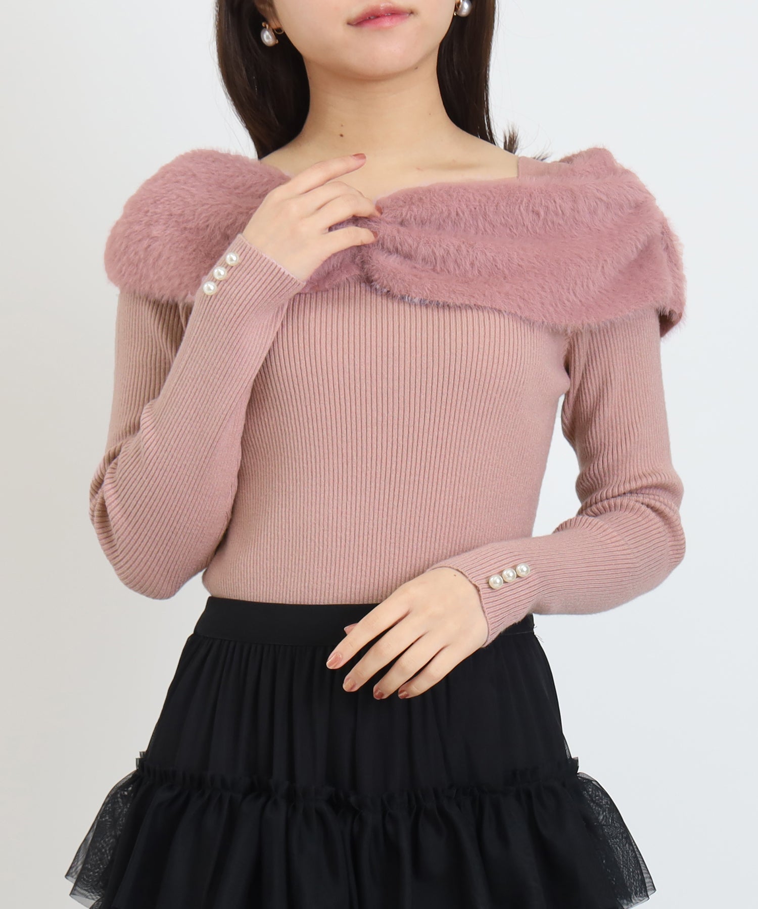 ピンク model:156 着用サイズ:M