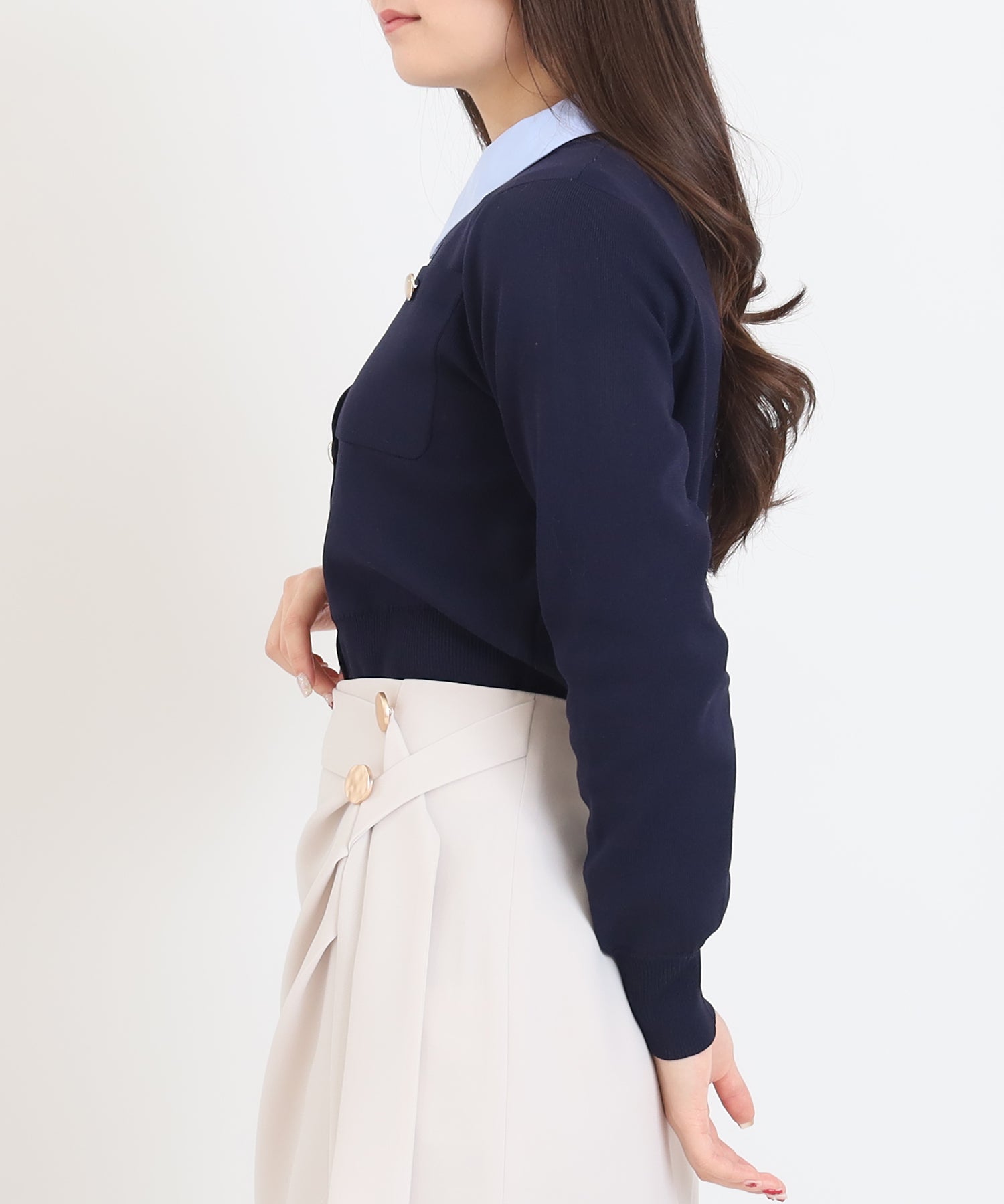 ネイビー model:160 着用サイズ:M