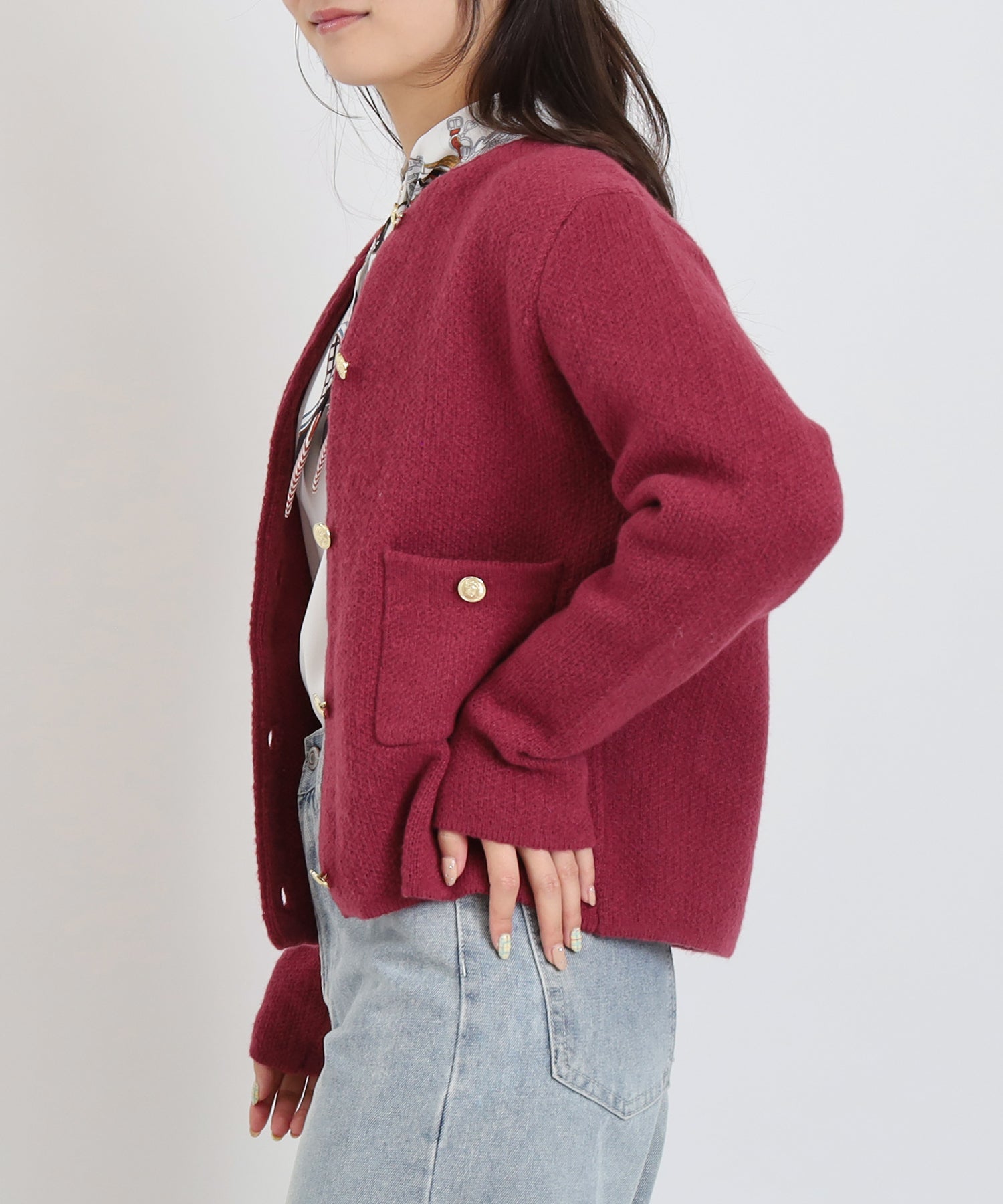 レッド model:160cm 着用サイズ:M