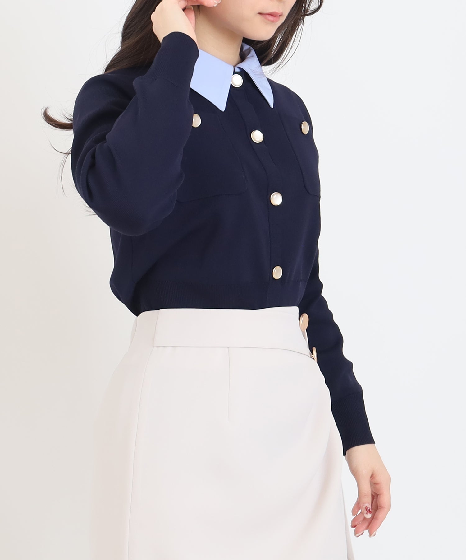 ネイビー model:160 着用サイズ:M