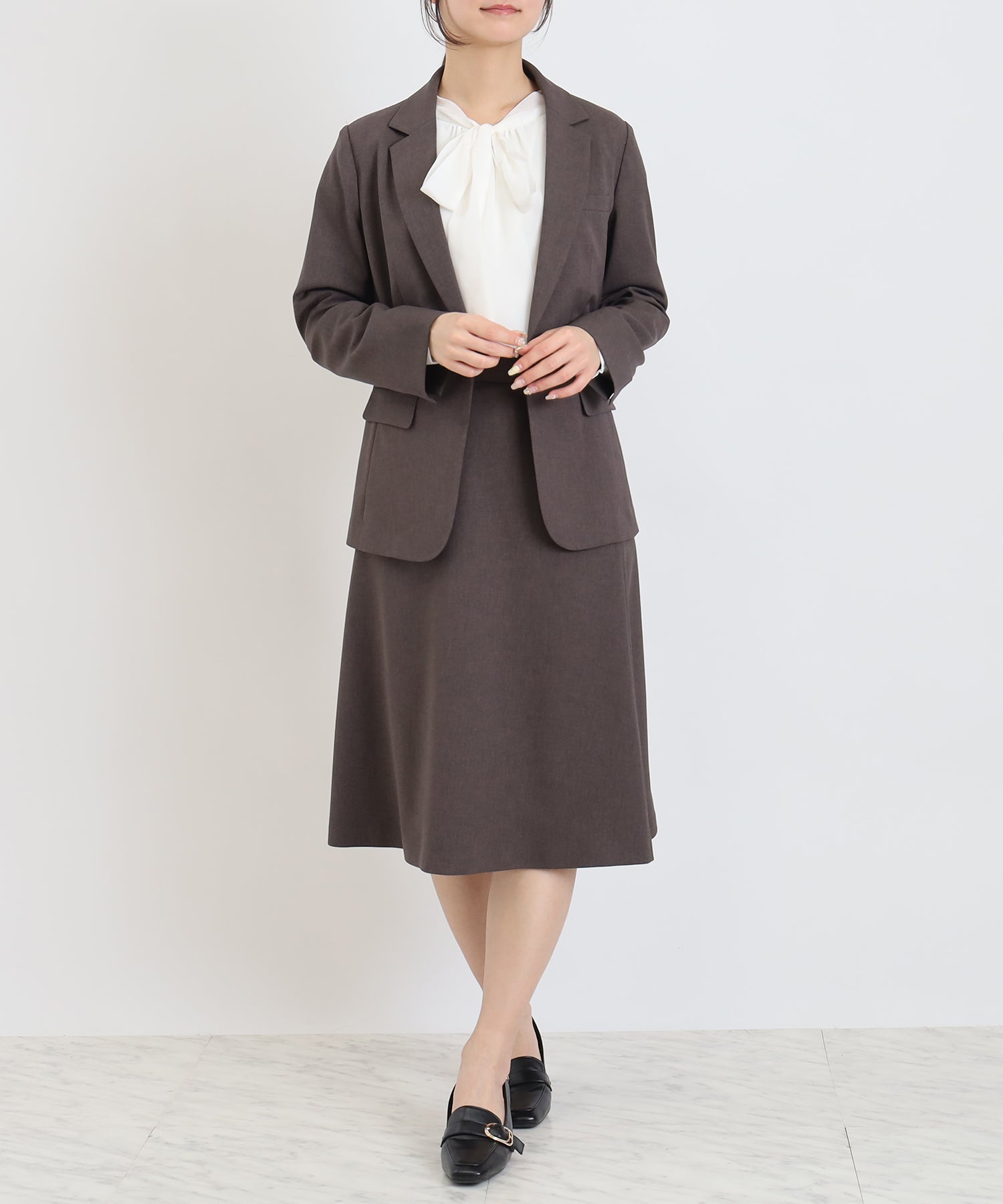 ブラウン model:160cm 着用サイズ:M