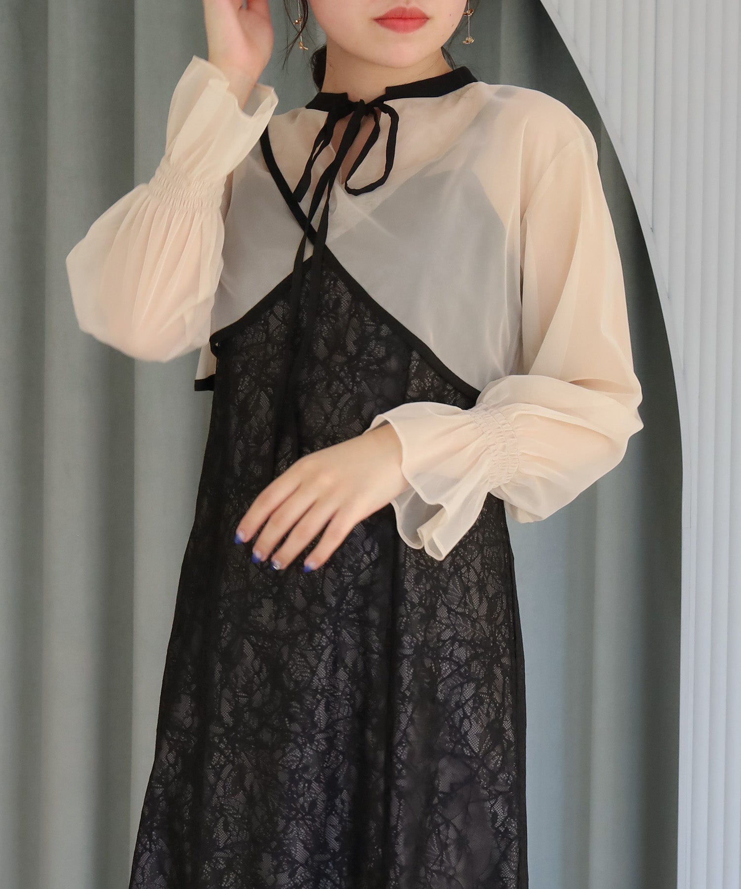 ブラック model:156cm 着用サイズ:M