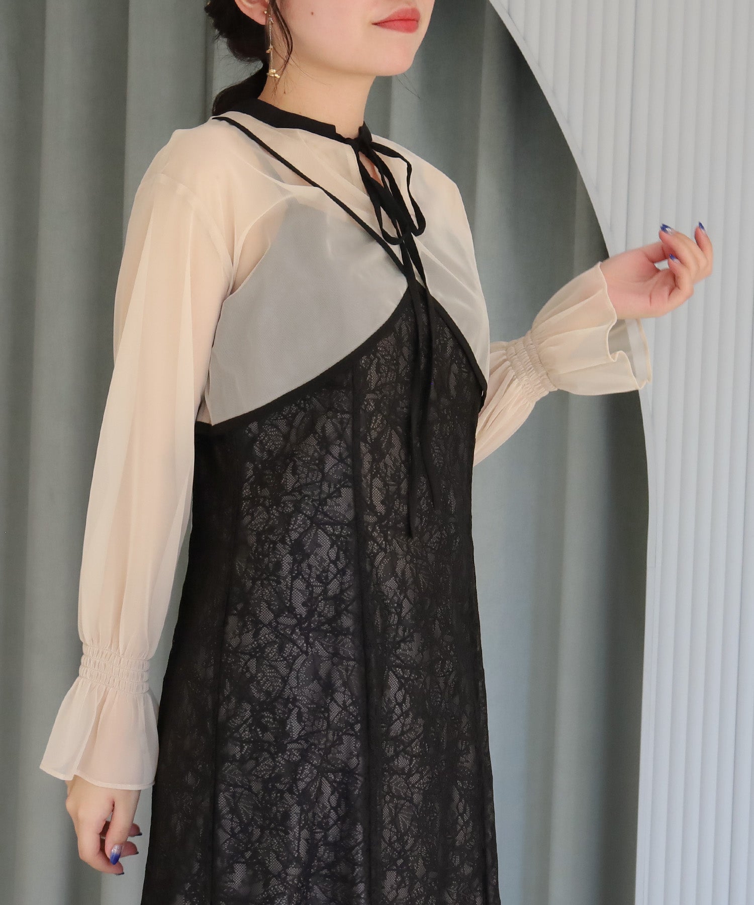 ブラック model:156cm 着用サイズ:M