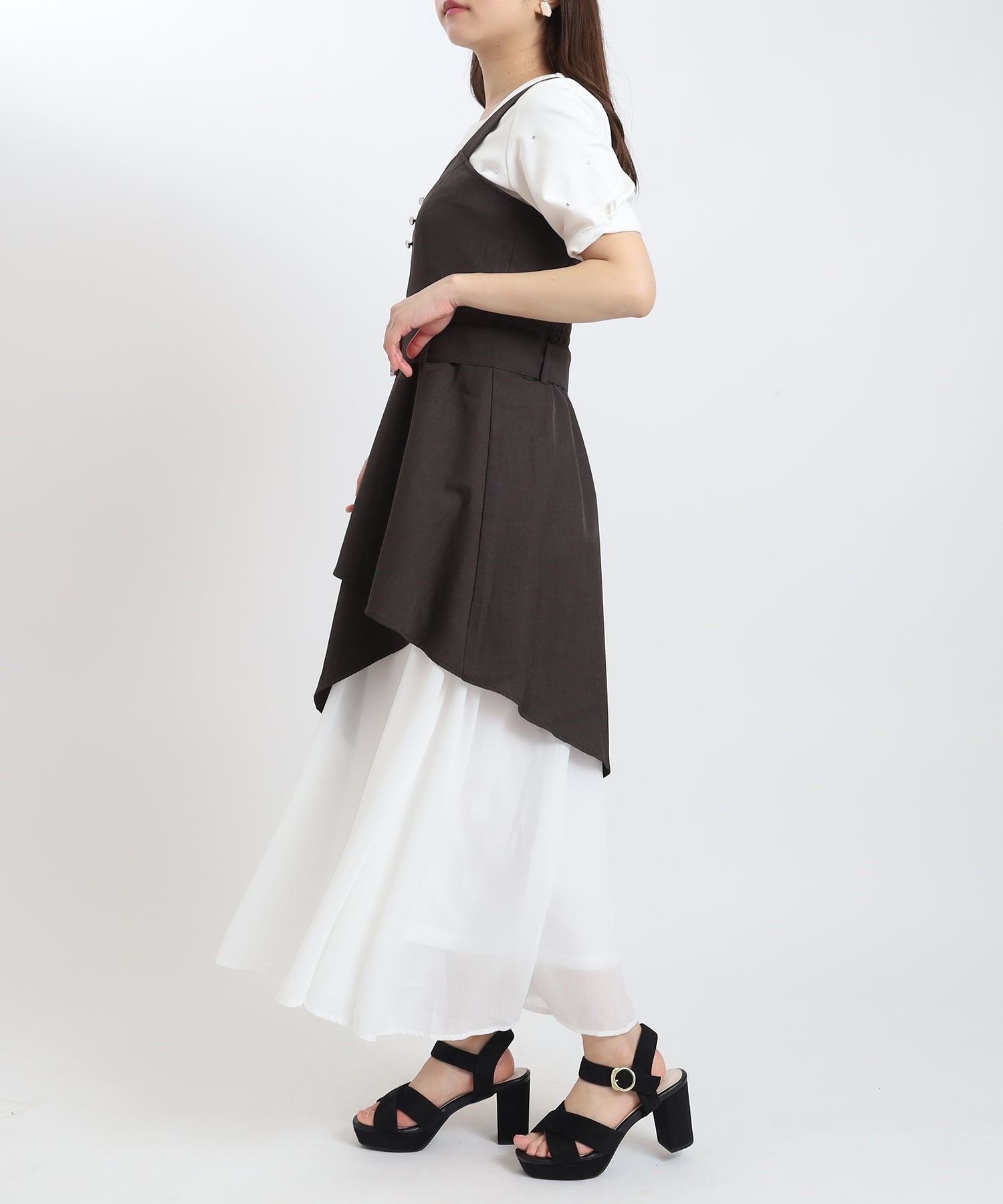 ブラウン model:156 着用サイズ:M