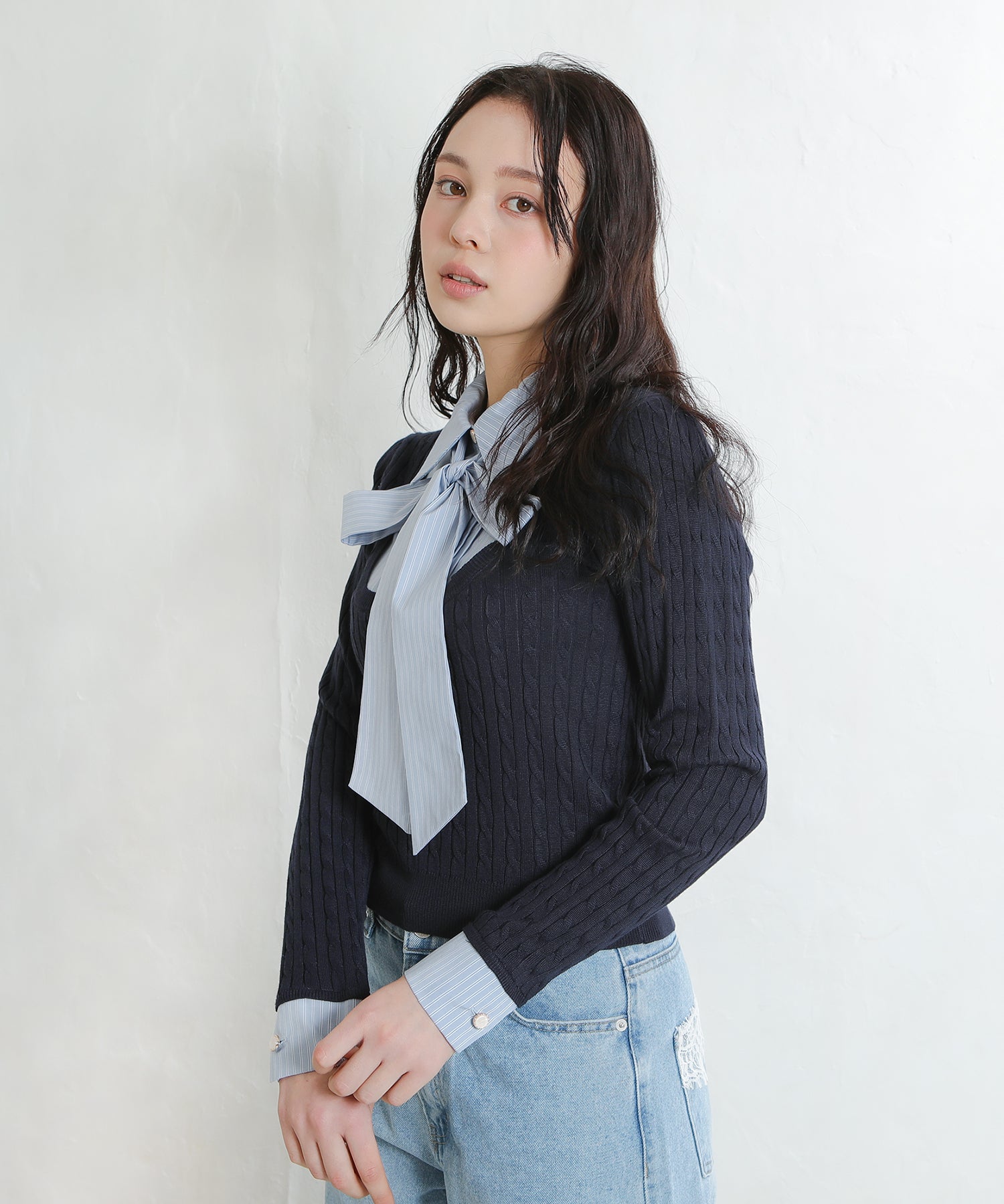 ネイビー model:171㎝ 着用サイズ:M