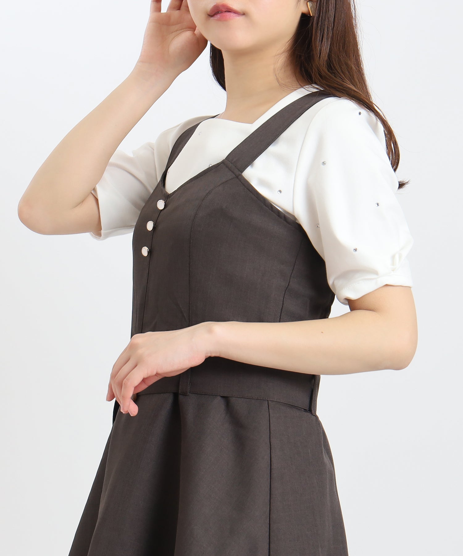 ブラウン model:156 着用サイズ:M