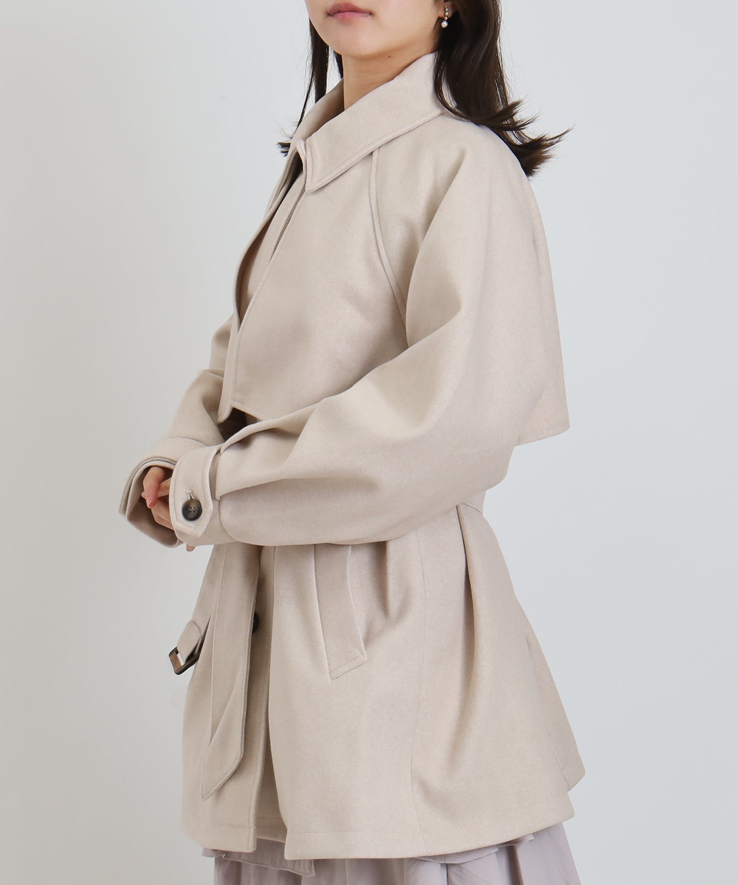 アイボリー model:156cm 着用サイズ:M