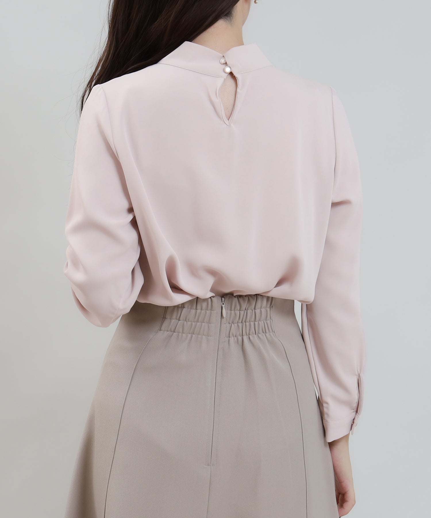 ピンクベージュ model:156 着用サイズ:S