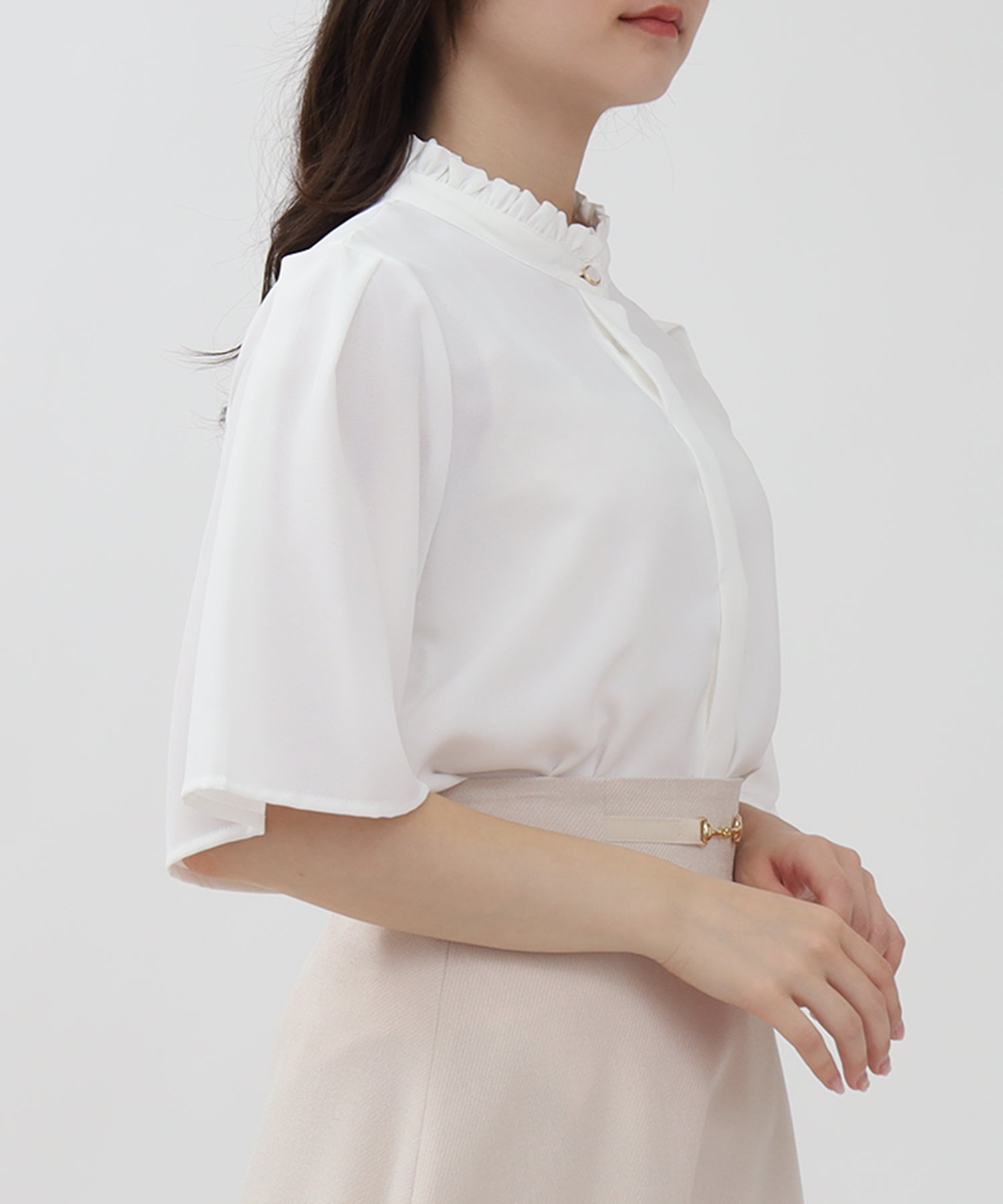 ホワイト model:160 着用サイズ:M