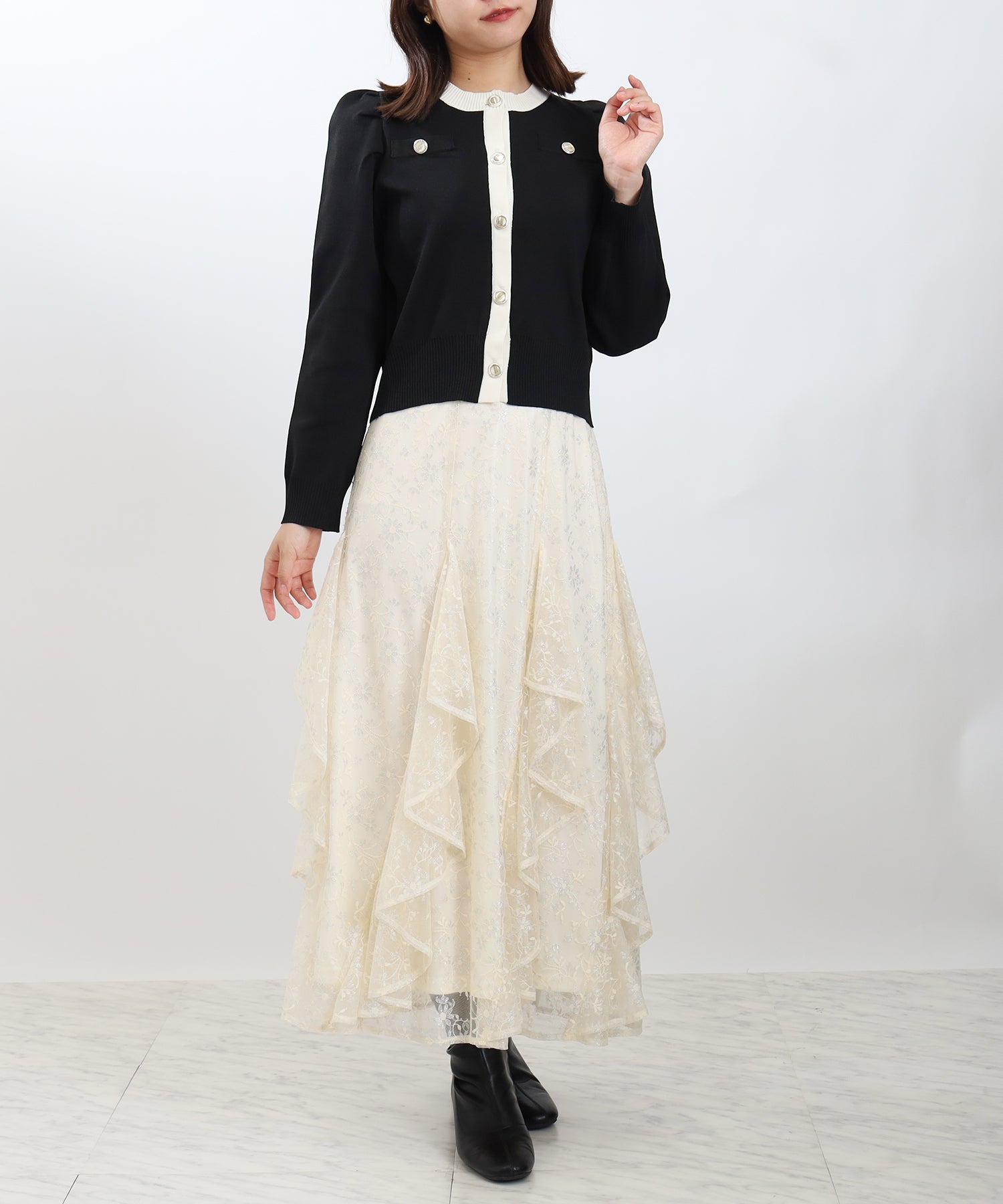 ブラック model:156 着用サイズ:M