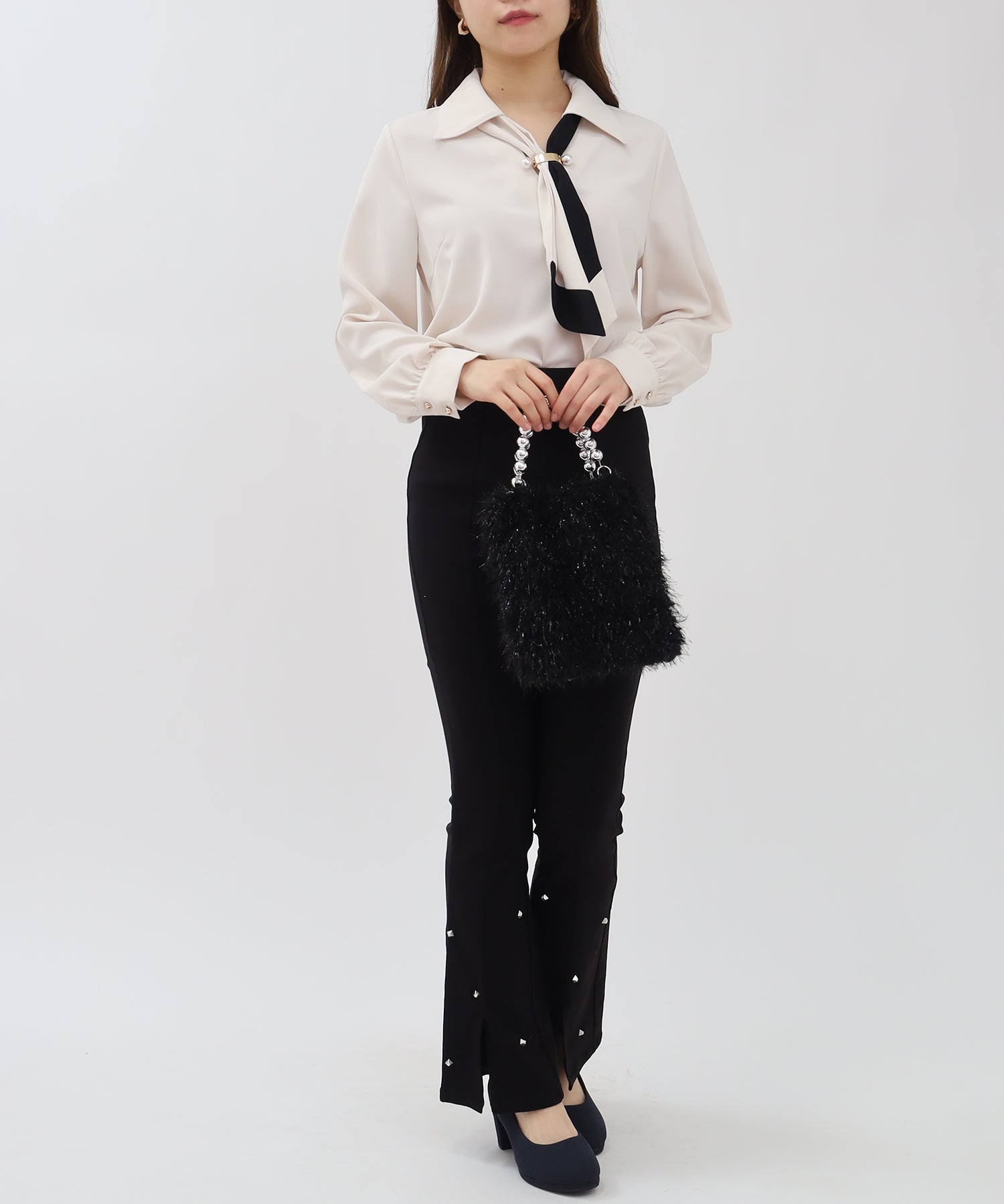 ベージュ model:156 着用サイズ:M
