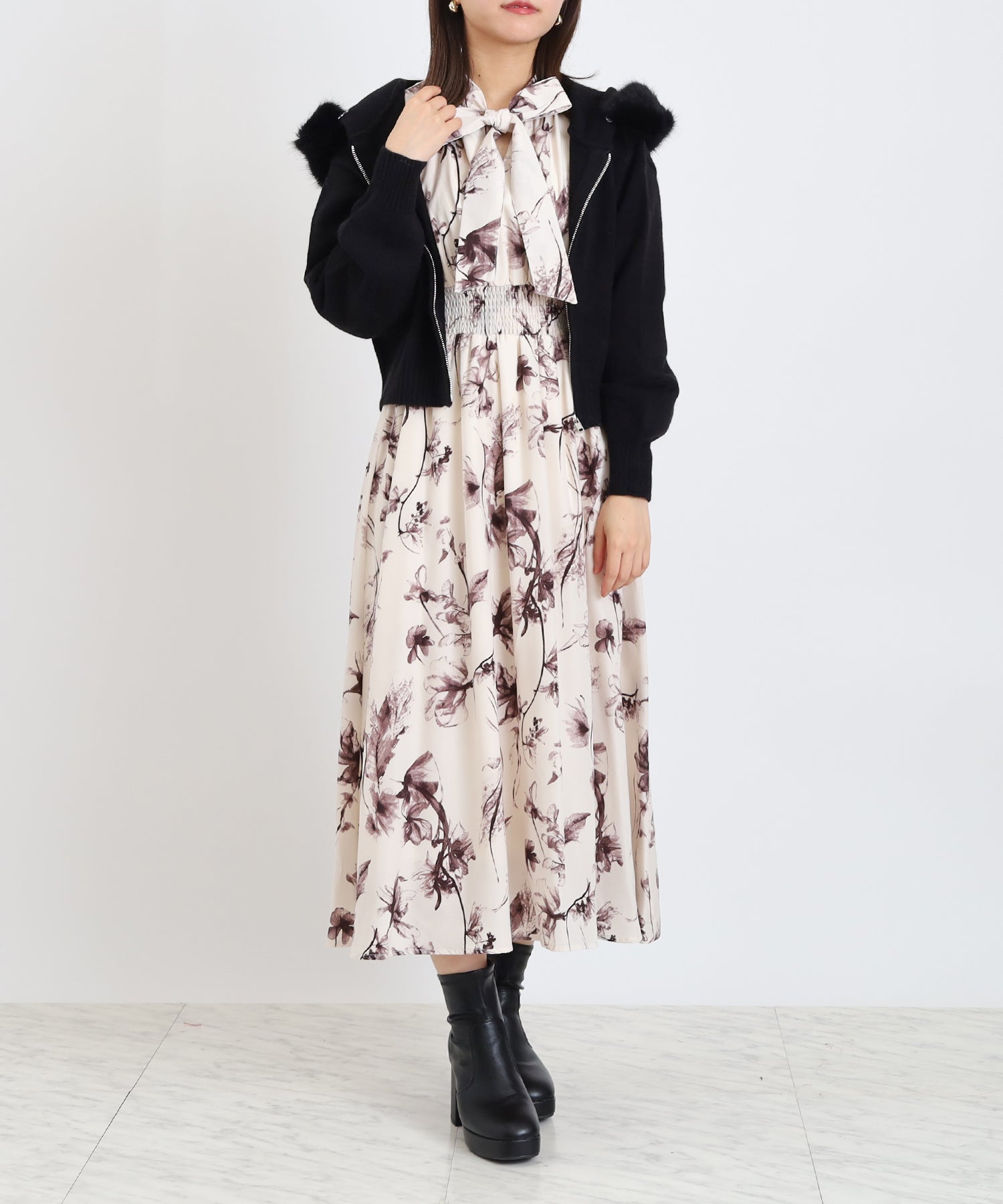 ブラック model:156 着用サイズ:M