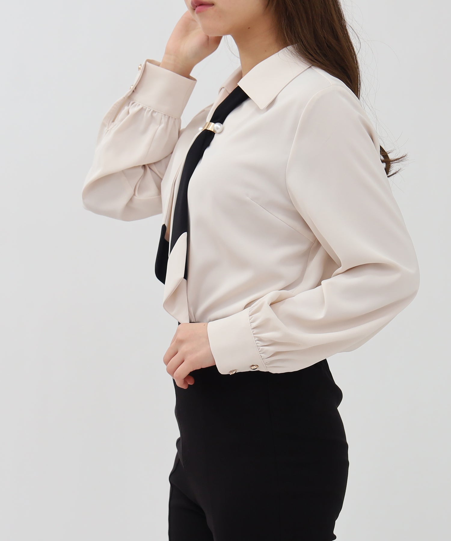 ベージュ model:156 着用サイズ:M