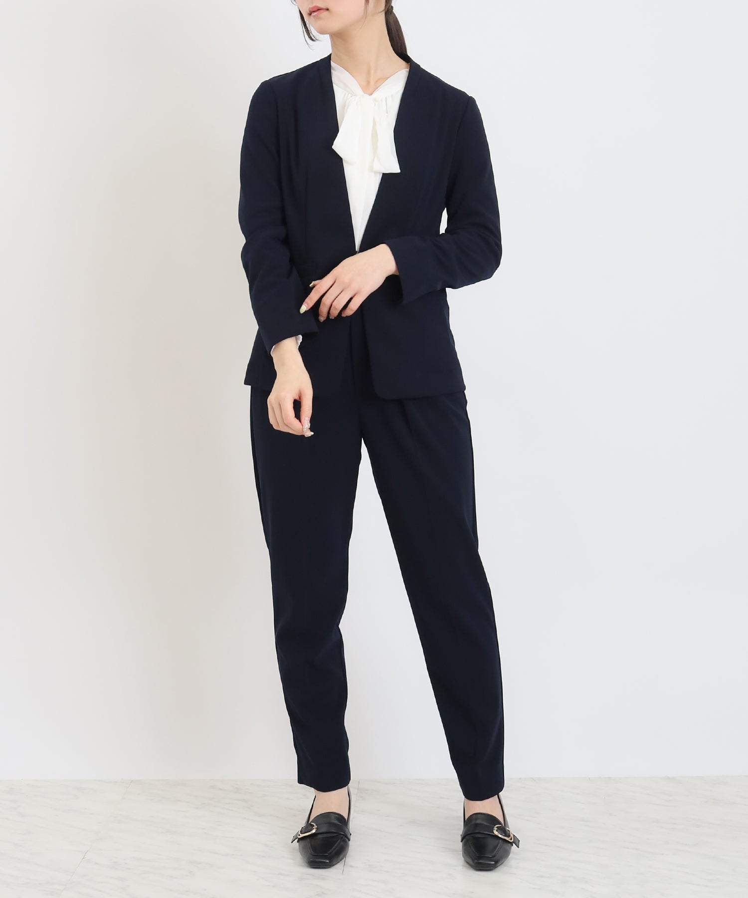 ネイビー model:160 着用サイズ:M