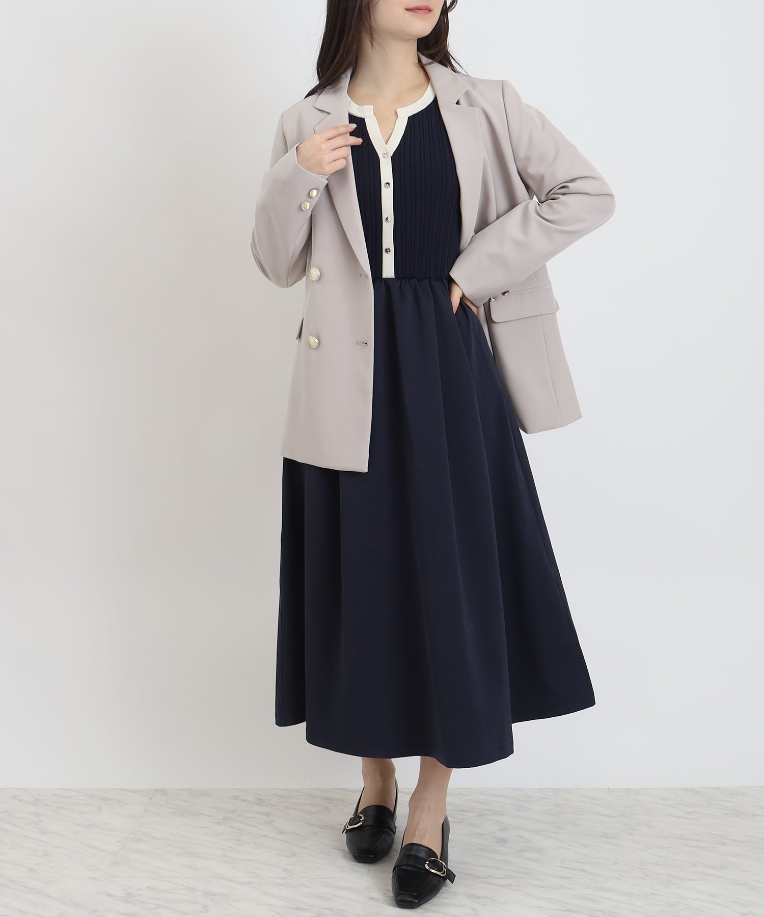 ネイビー model:160 着用サイズ:M