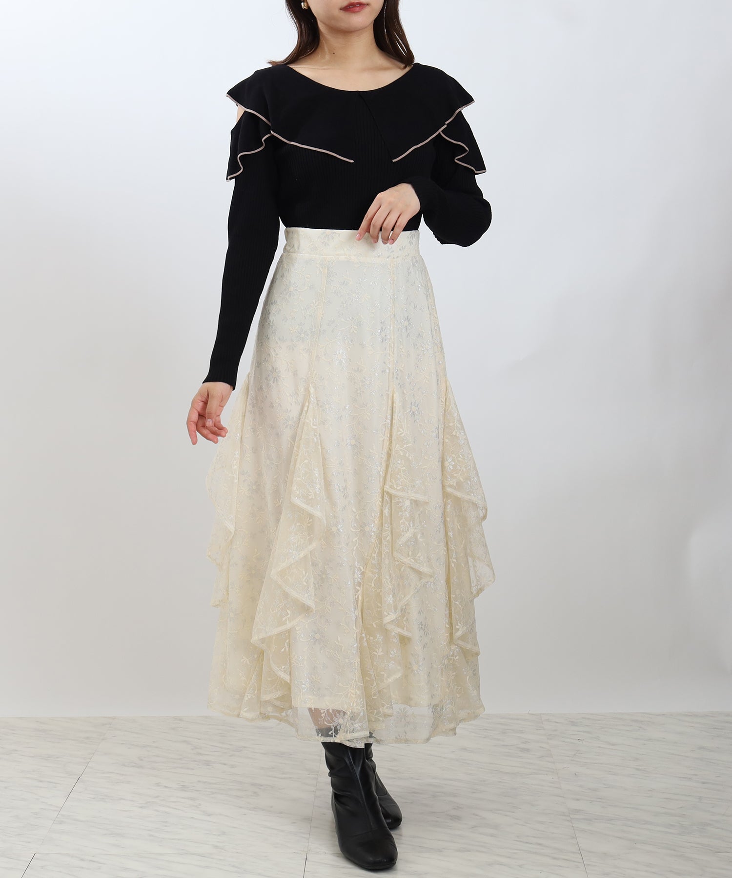 ブラック model:156 着用サイズ:M