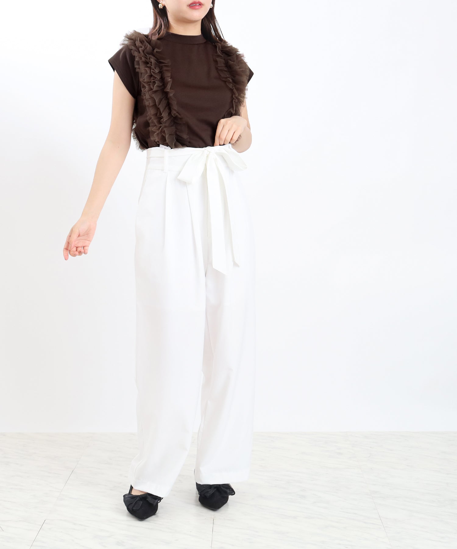 ブラウン model:156 着用サイズ:M