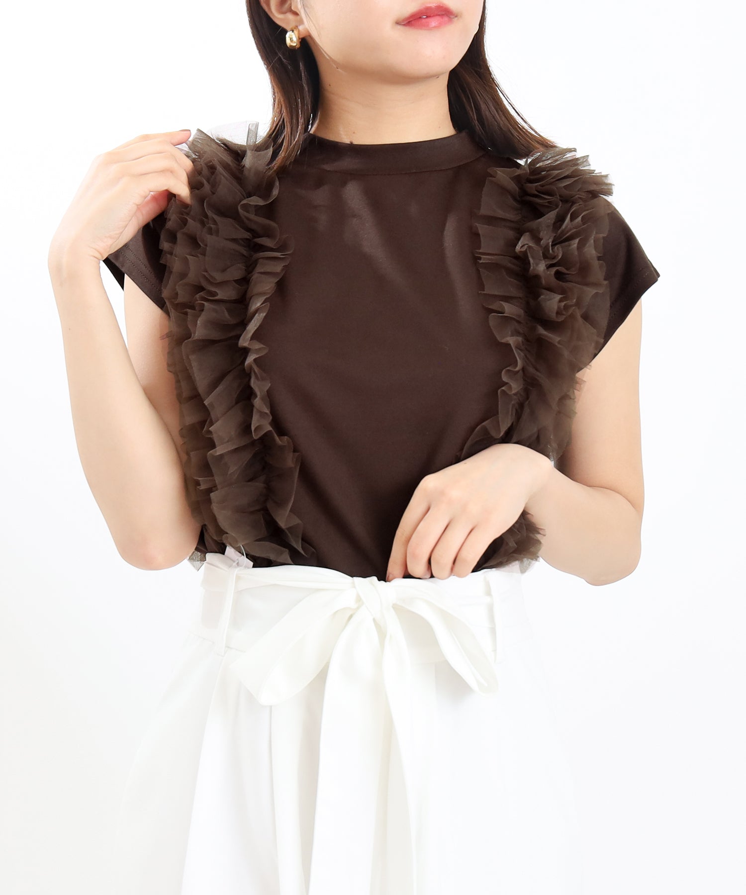 ブラウン model:156 着用サイズ:M