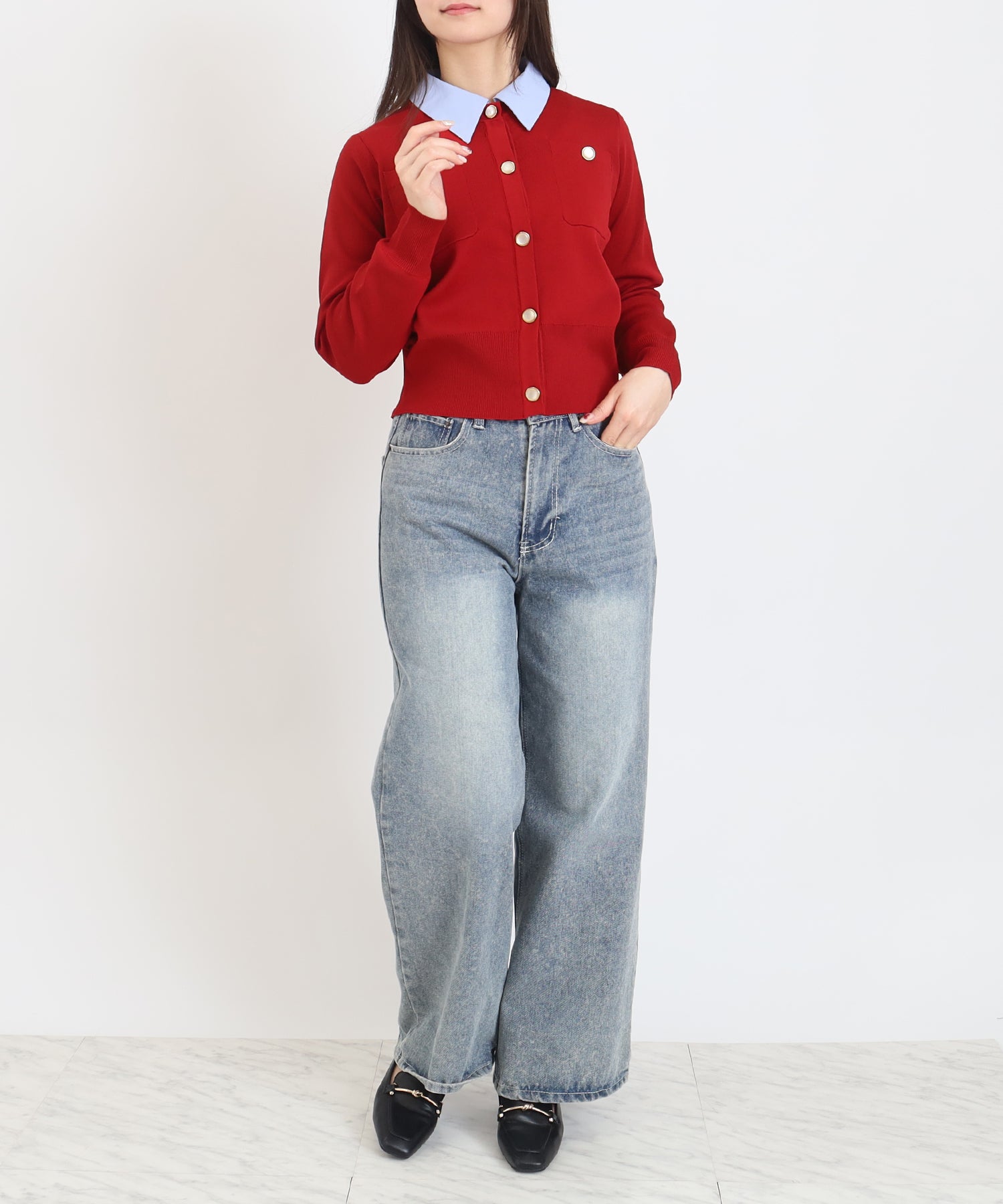 レッド model:160 着用サイズ:M