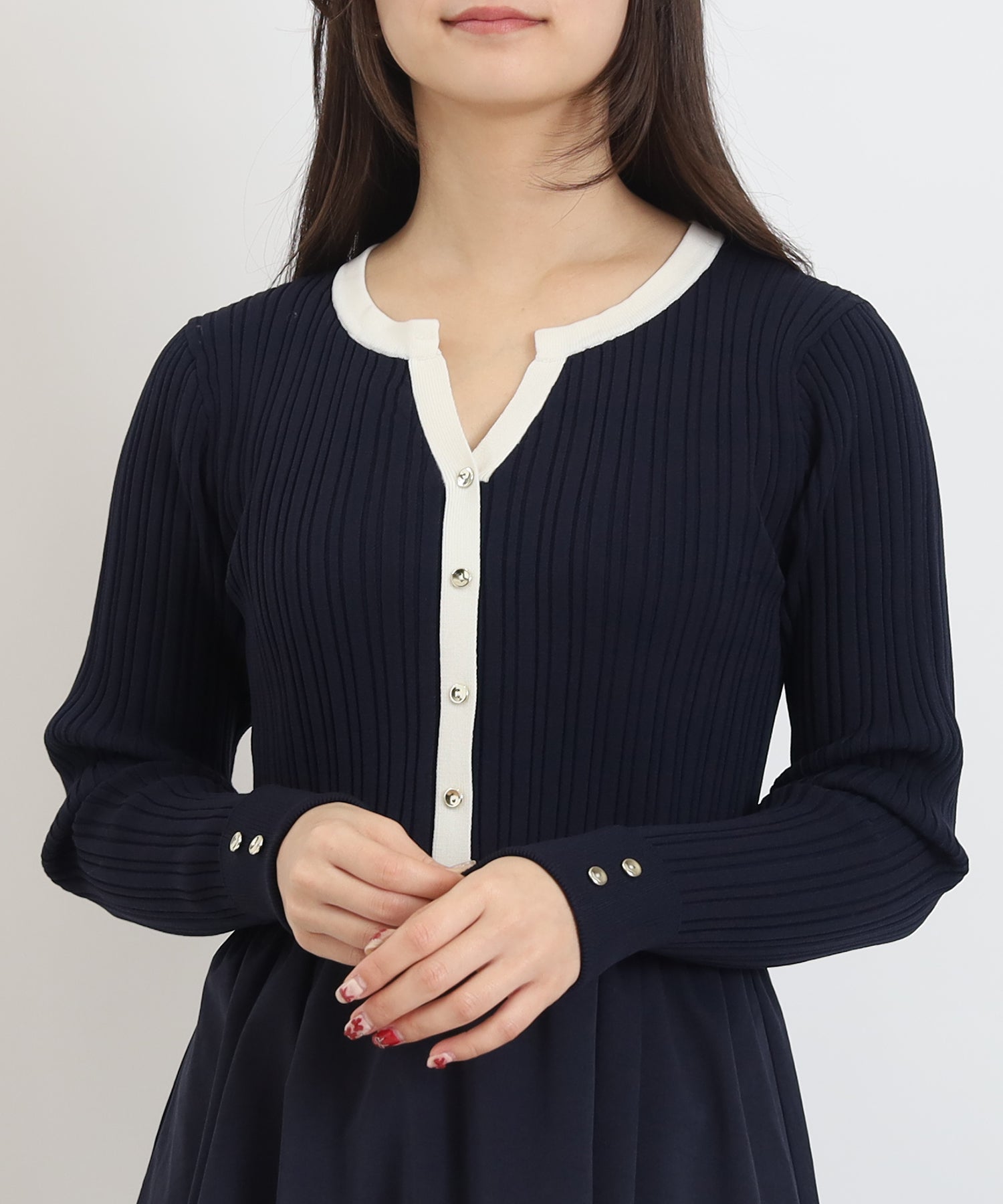 ネイビー model:160 着用サイズ:M