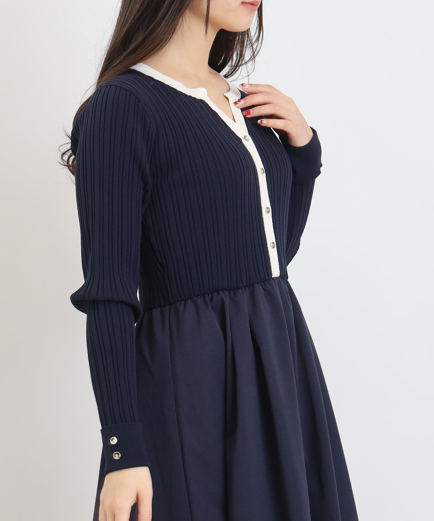 ネイビー model:160 着用サイズ:M