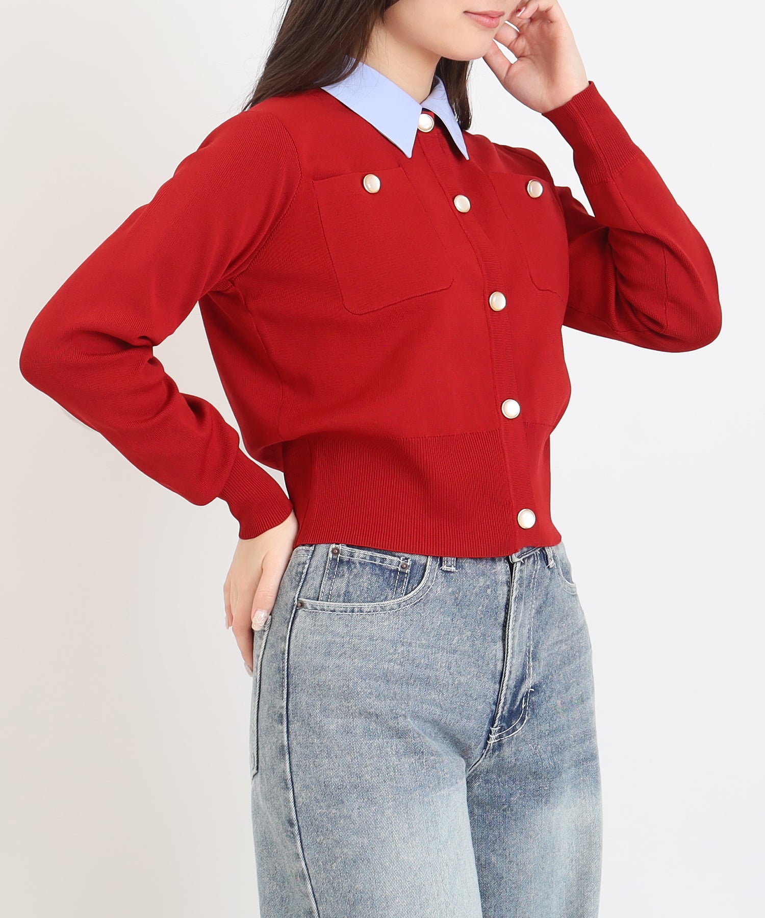 レッド model:160 着用サイズ:M