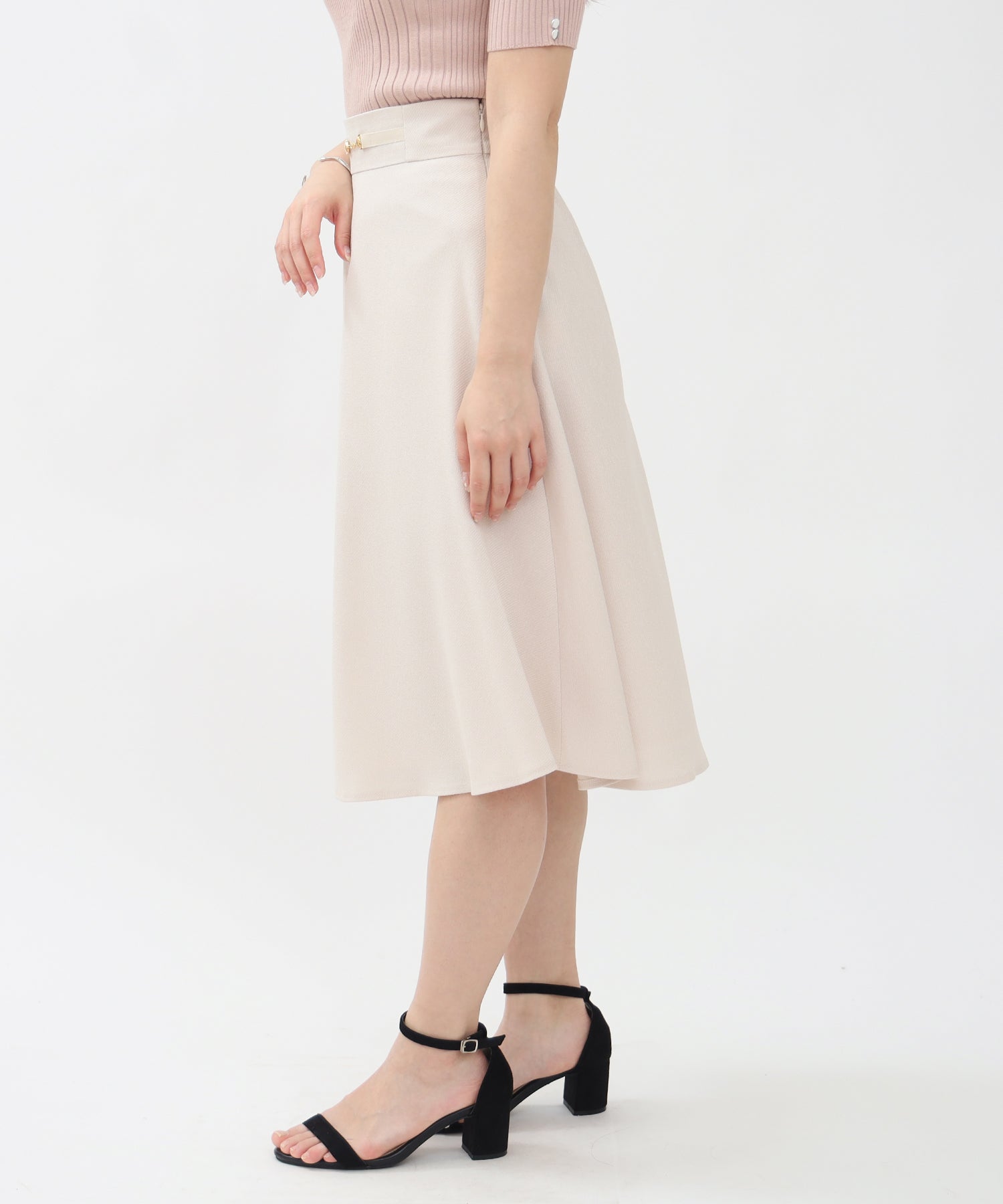 ベージュ model:160cm 着用サイズ:M