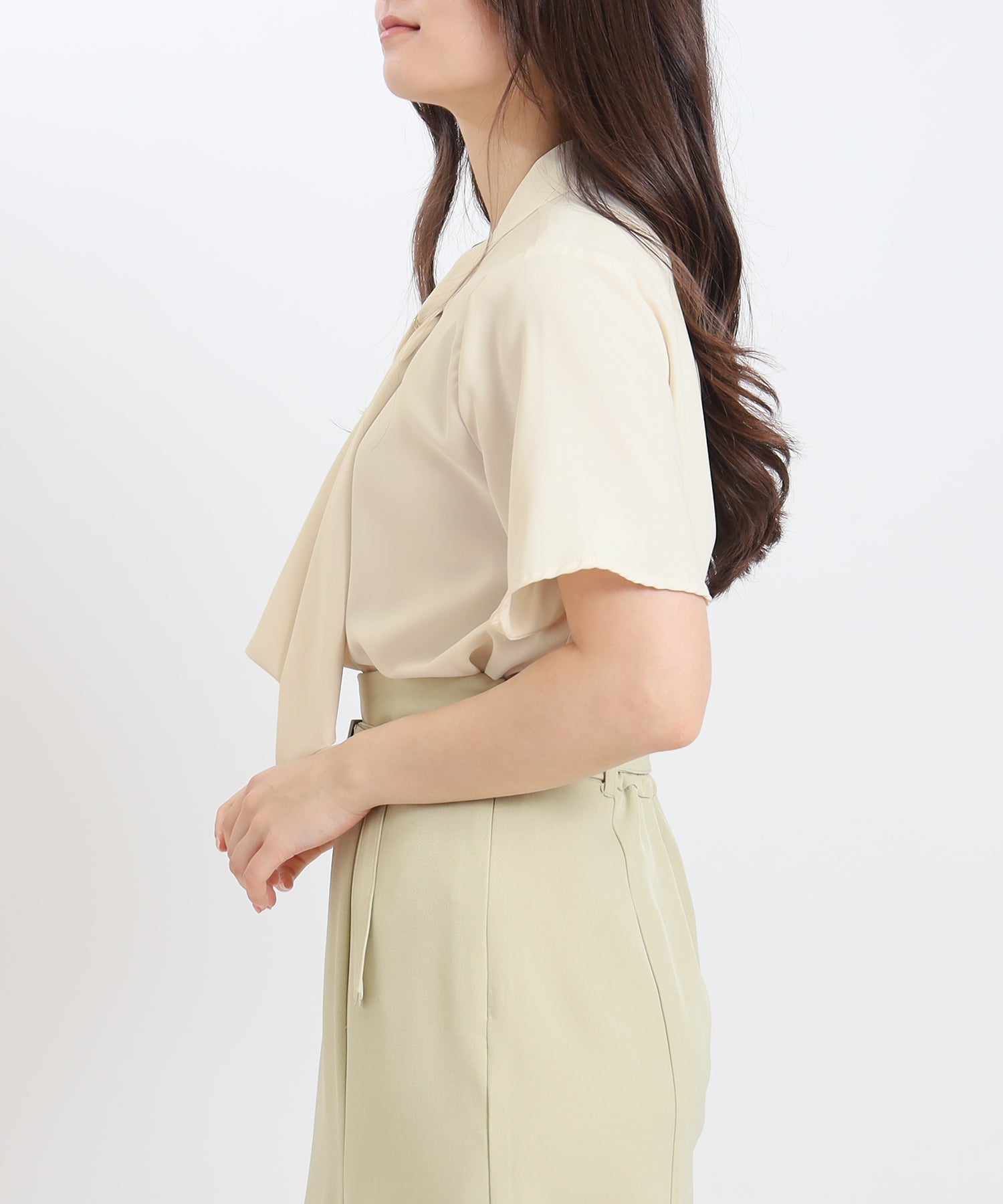 ベージュ model:160cm 着用サイズ:M