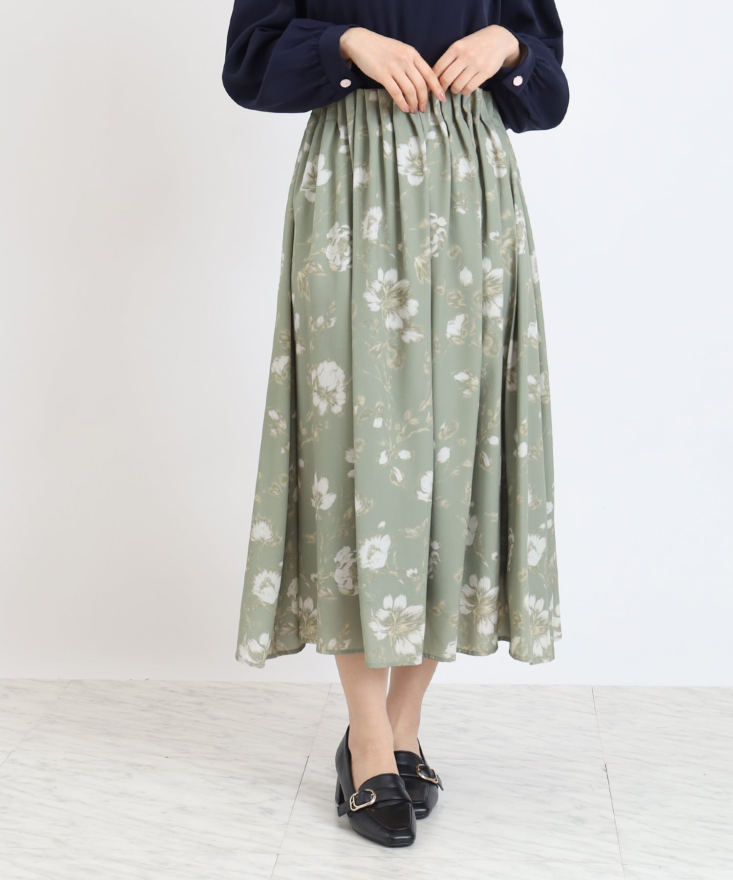 グリーン model:156 着用サイズ:M