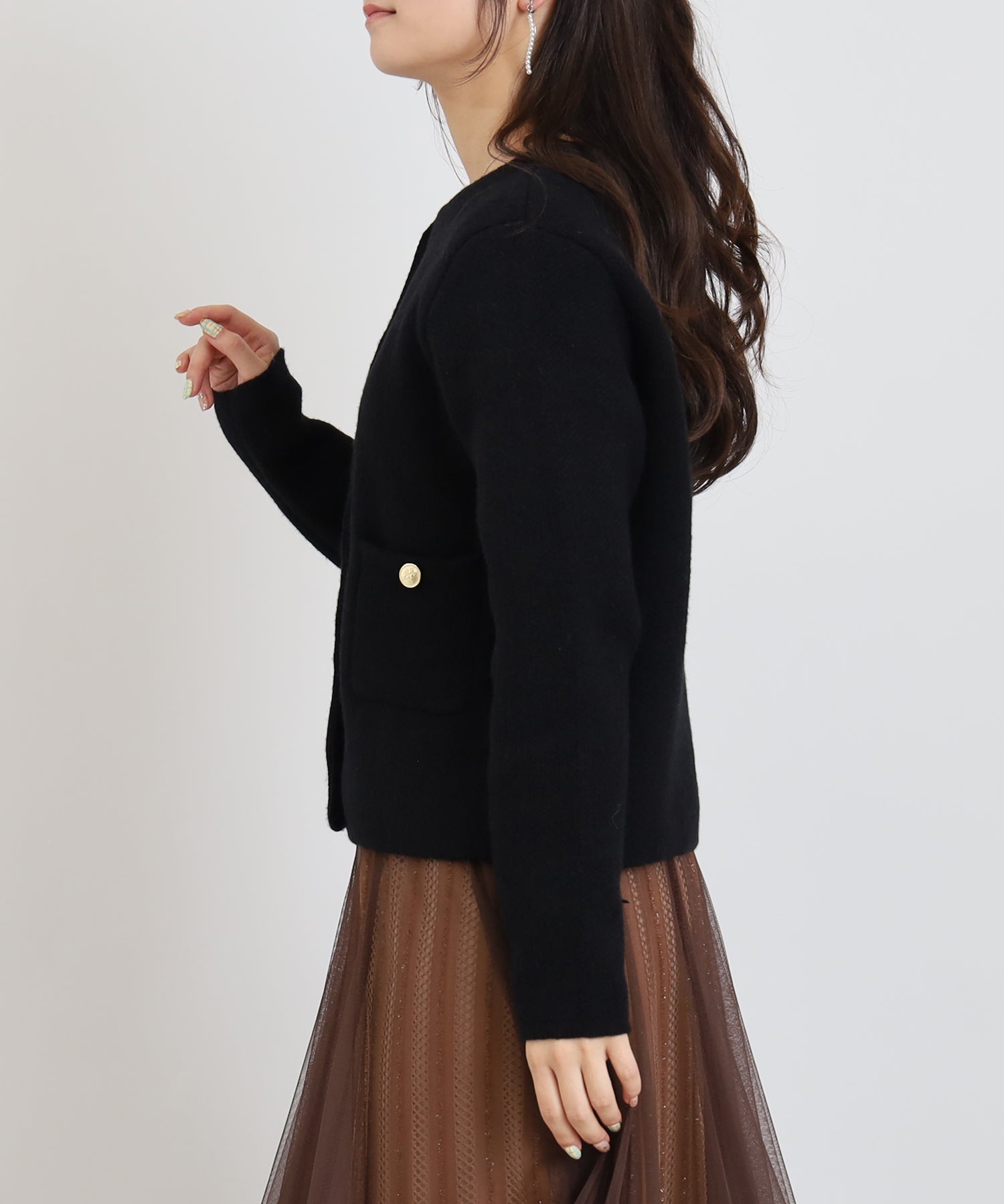 ブラック model:160cm 着用サイズ:M