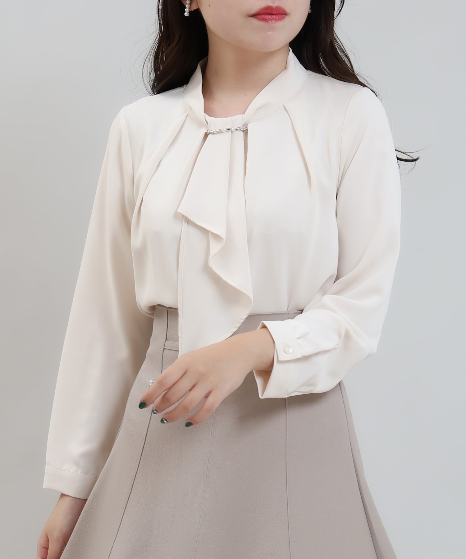 ベージュ model:156 着用サイズ:S