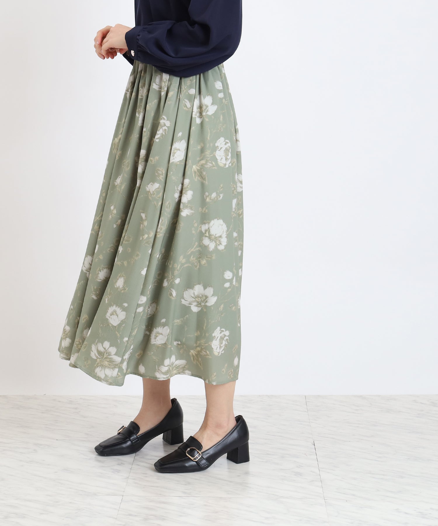 グリーン model:156 着用サイズ:M