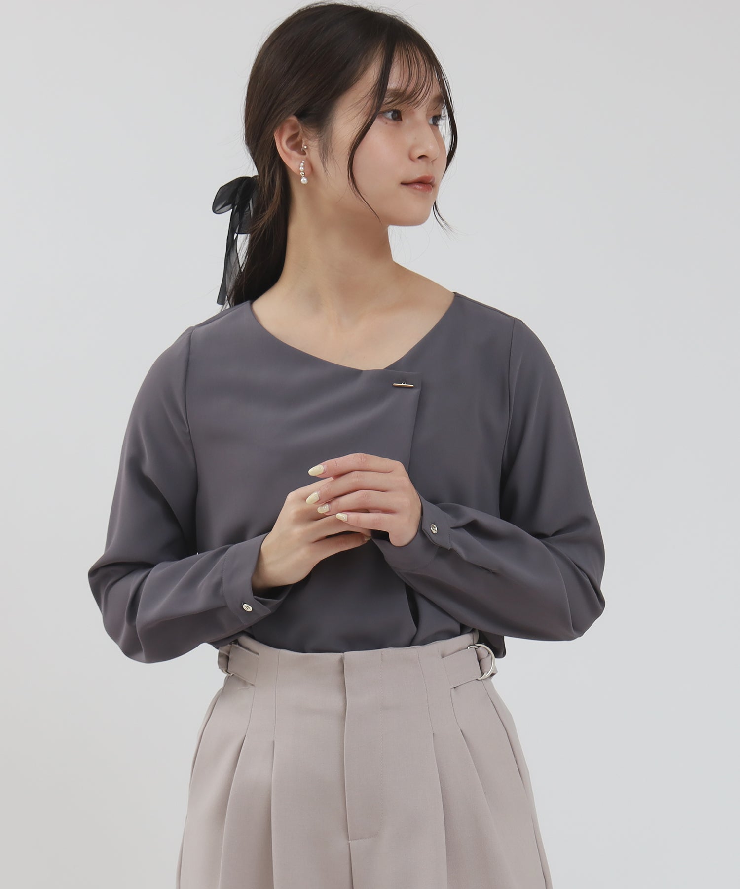 チャコール model:160 着用サイズ:M