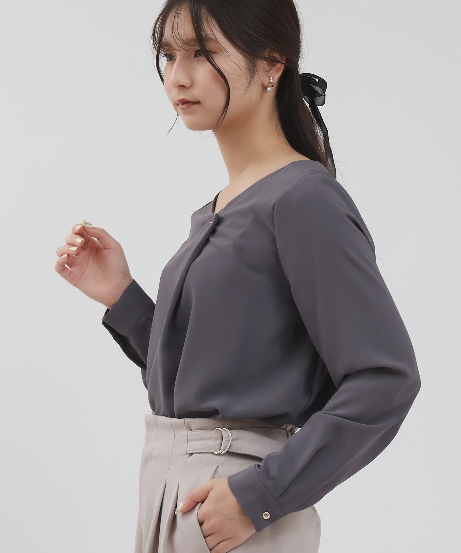 チャコール model:160 着用サイズ:M