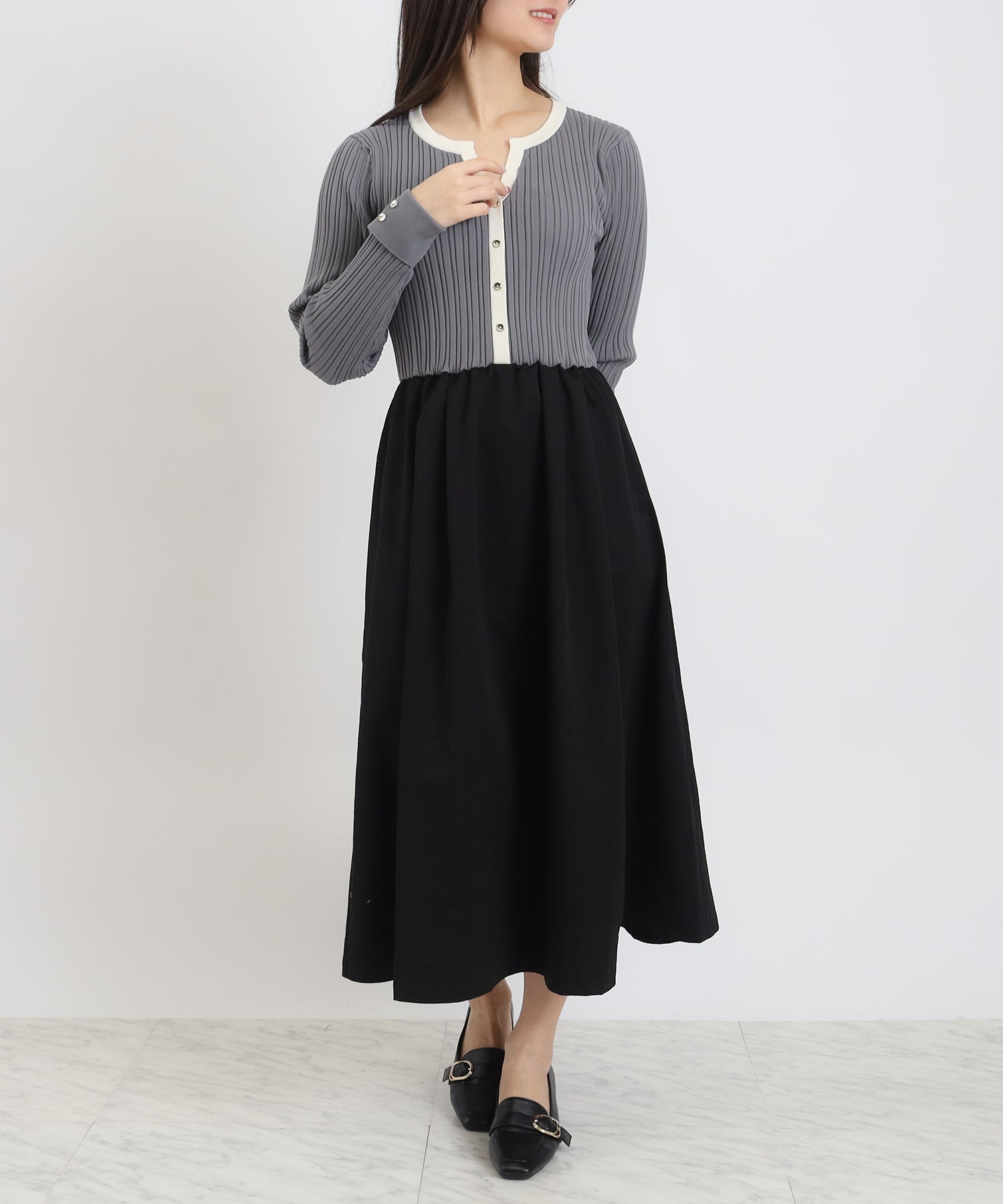 ライトグレー model:160 着用サイズ:M