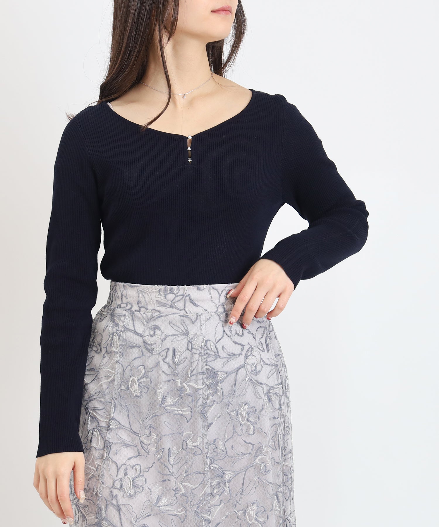 ネイビー model:160 着用サイズ:M