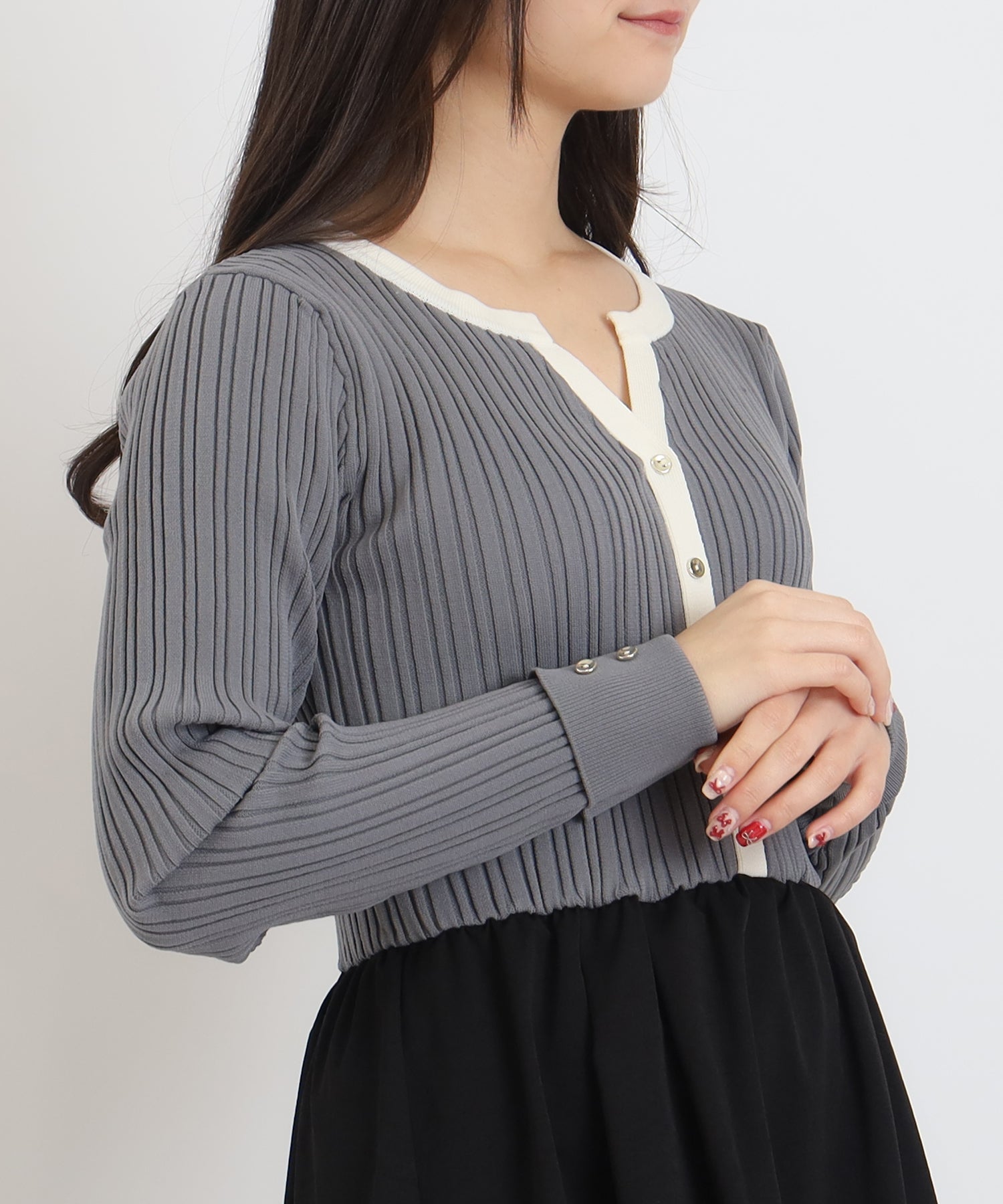 ライトグレー model:160 着用サイズ:M