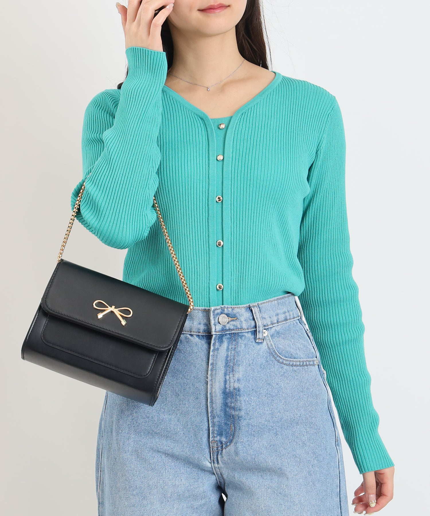 グリーン model:160 着用サイズ:M