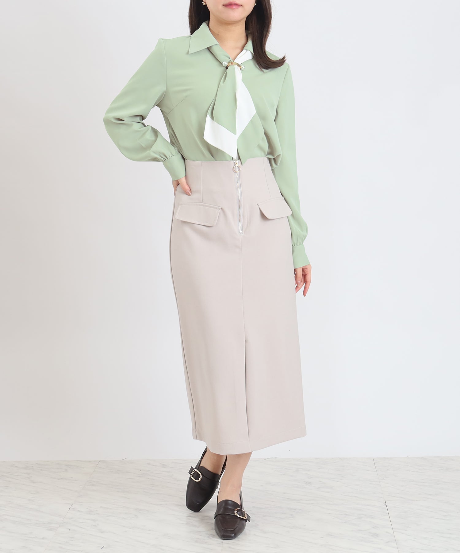 ミント model:156cm 着用サイズ:M