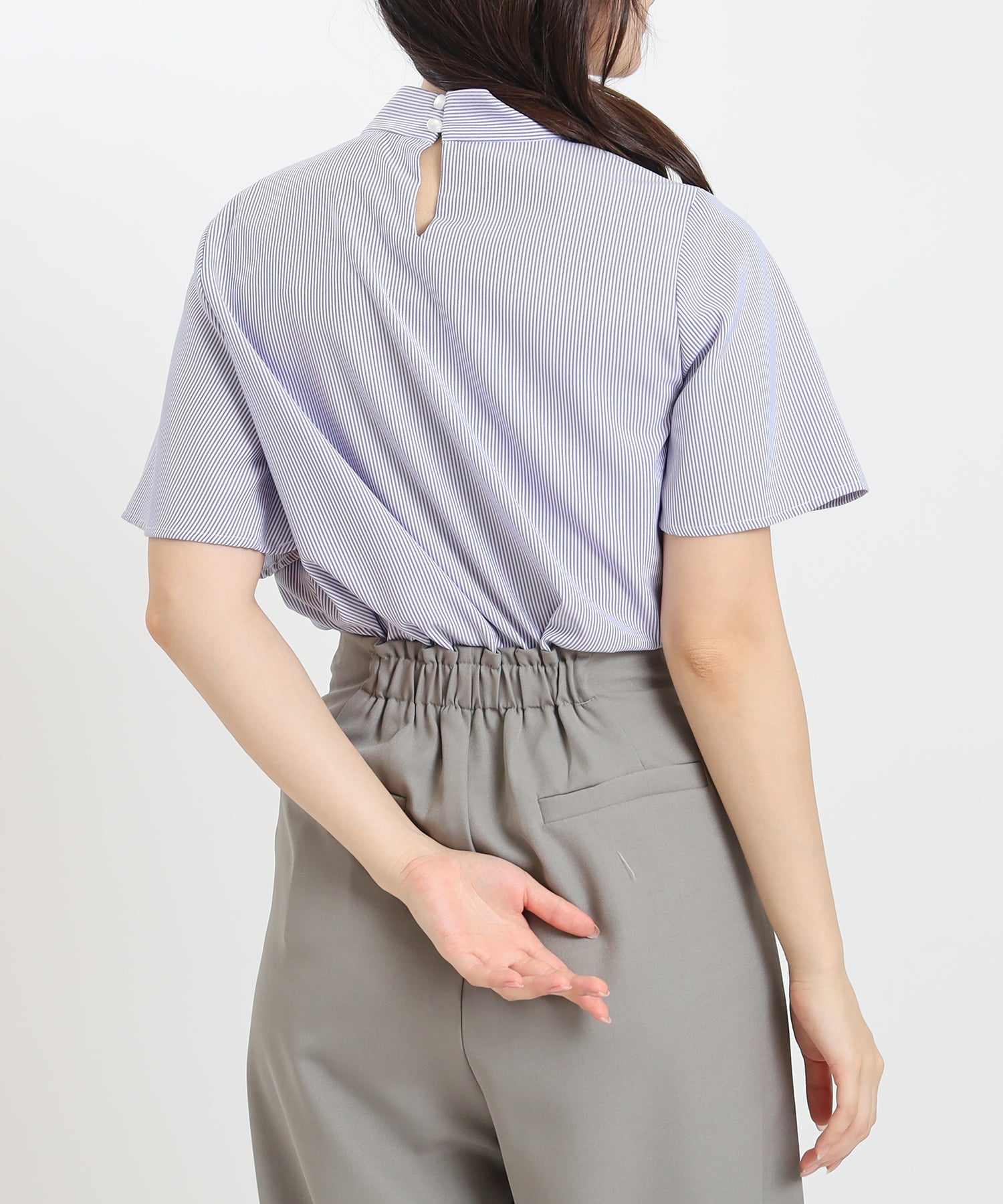 ホワイト×ブルー model:160cm 着用サイズ:M