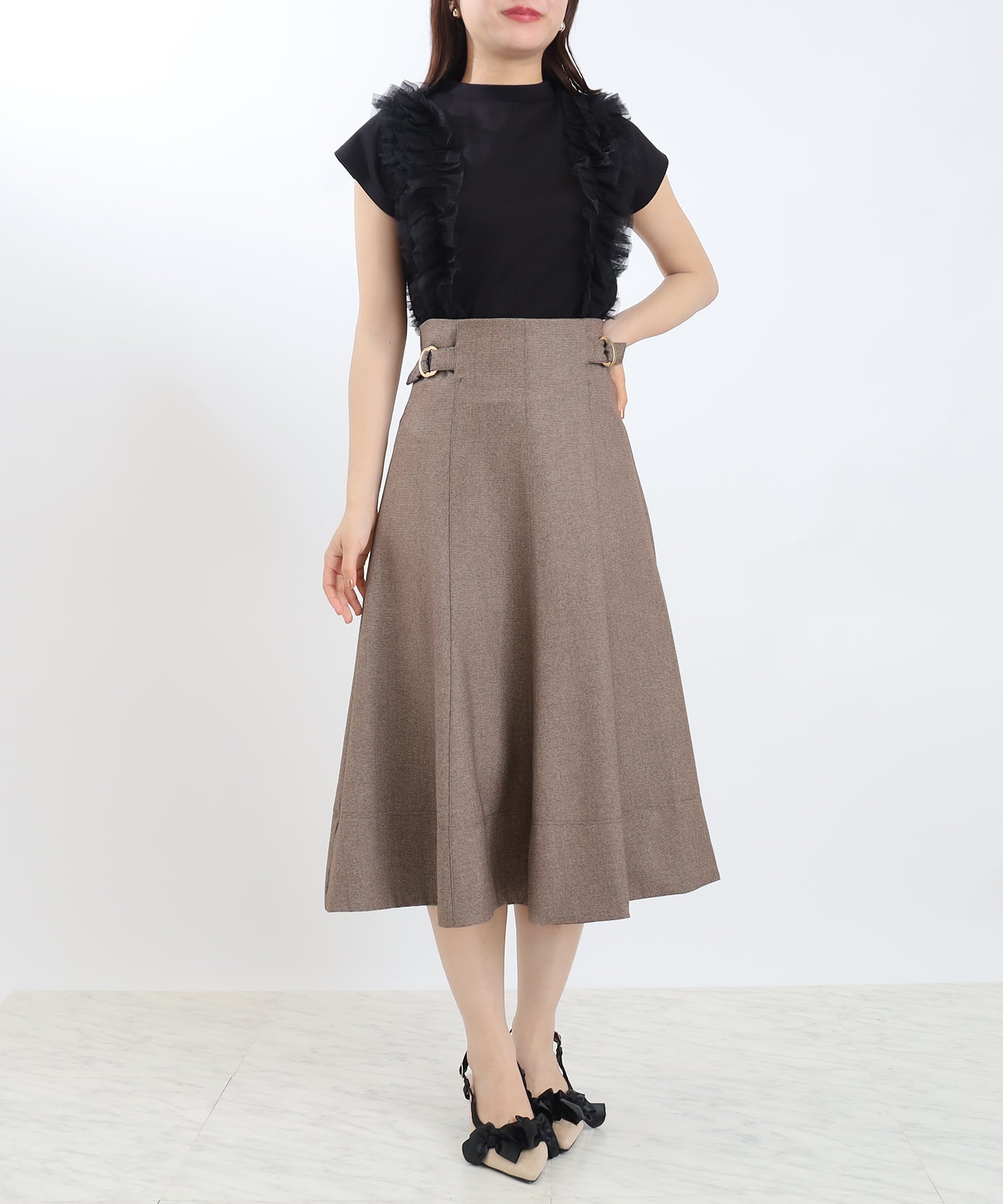 ブラウン model:156 着用サイズ:S