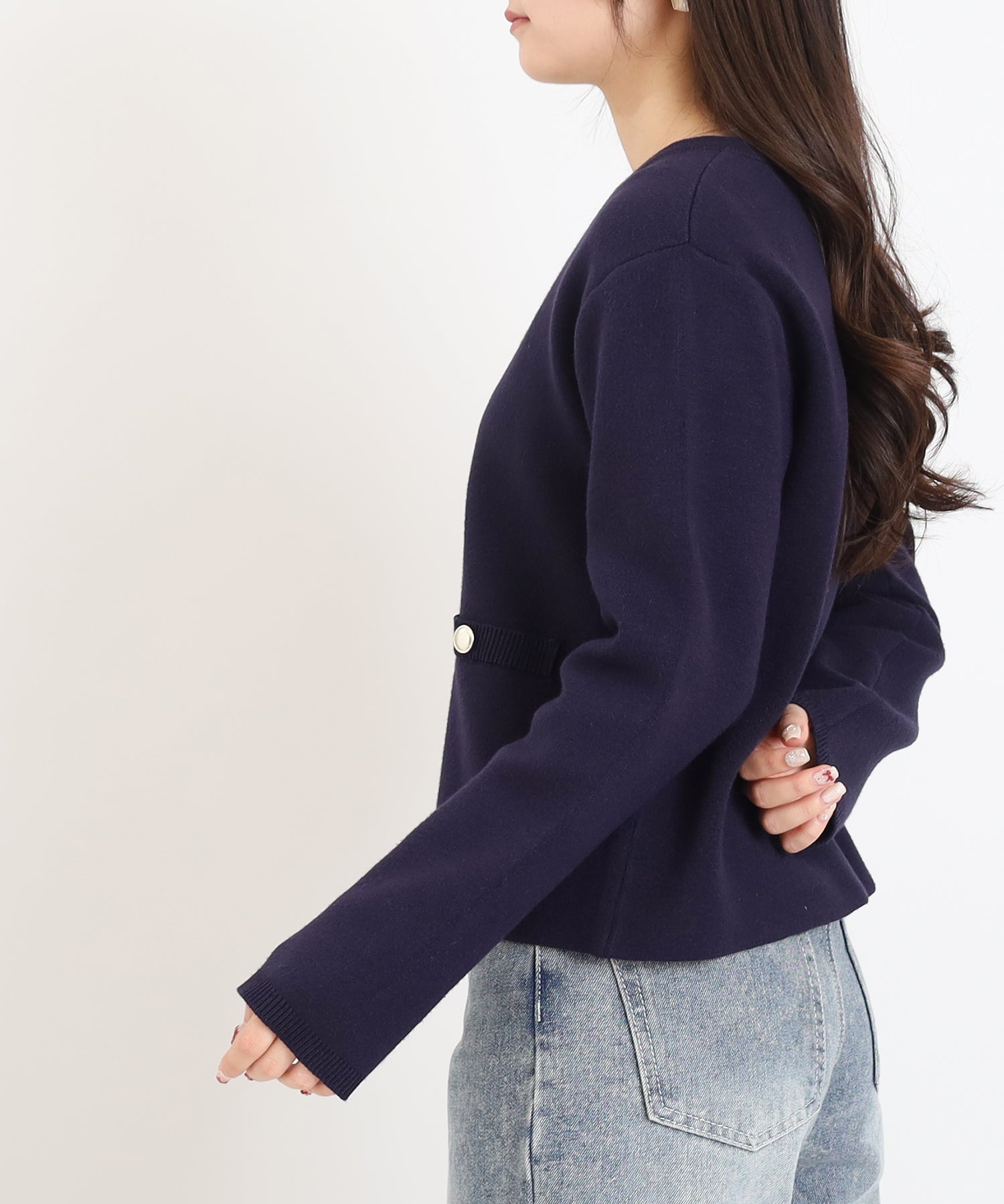 ネイビー model:160 着用サイズ:M