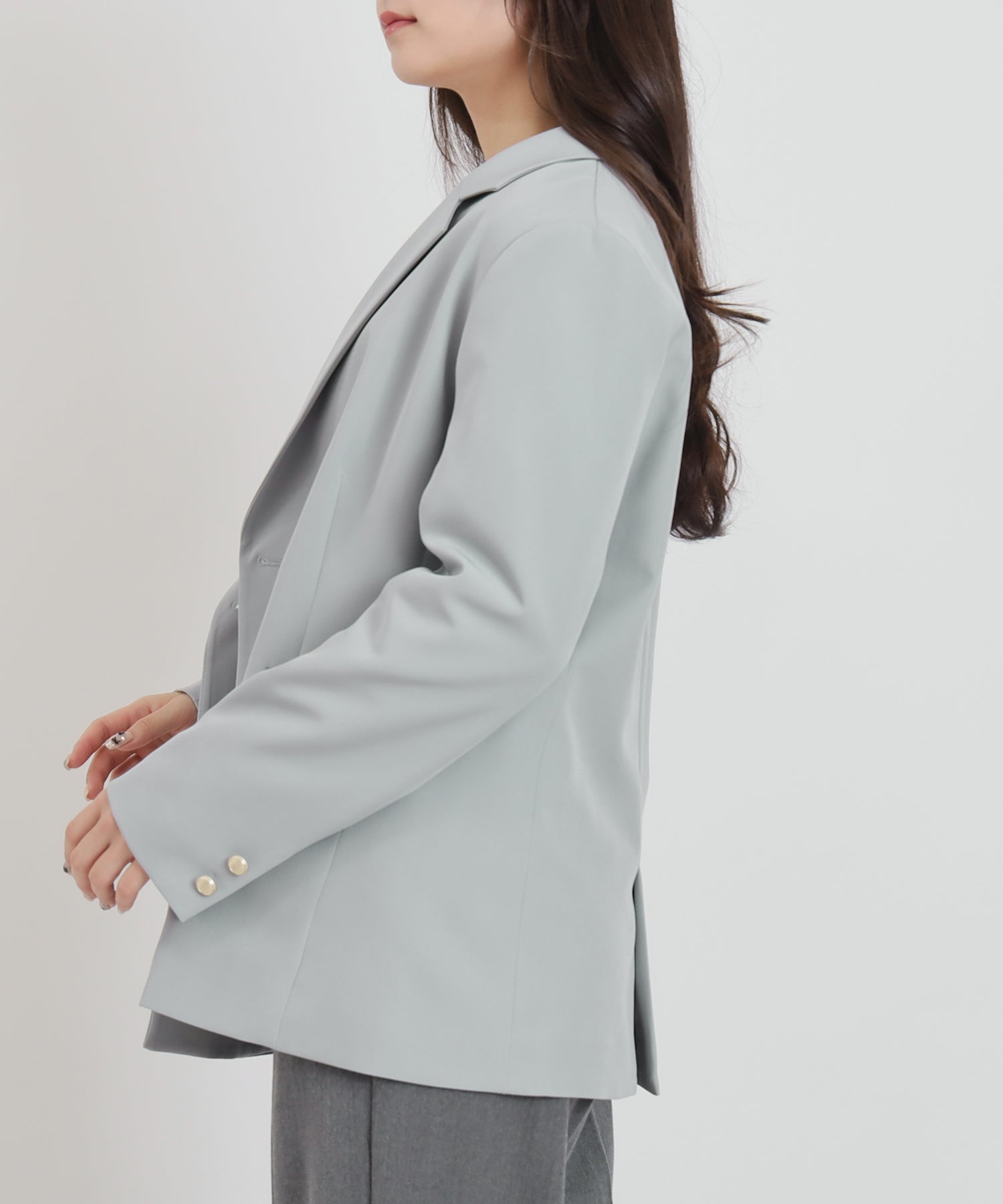 ライトグレー model:160㎝ 着用サイズ:M